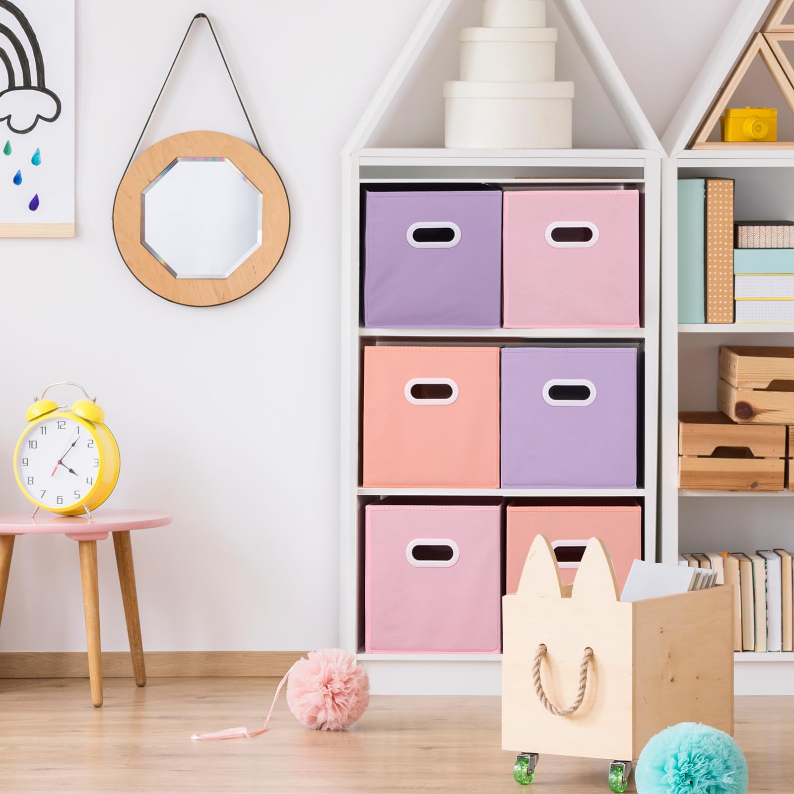 Fabric Storage Cubes Bins (6 Count)