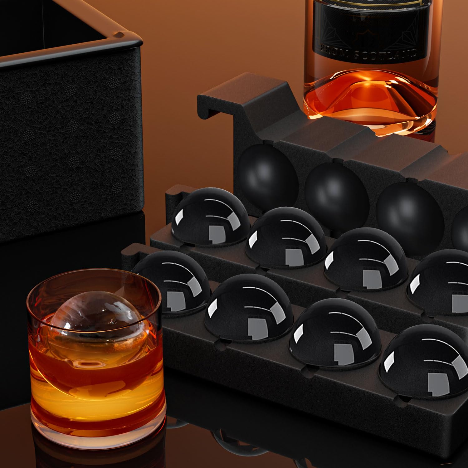 Clear Ice Ball Maker for Whiskey