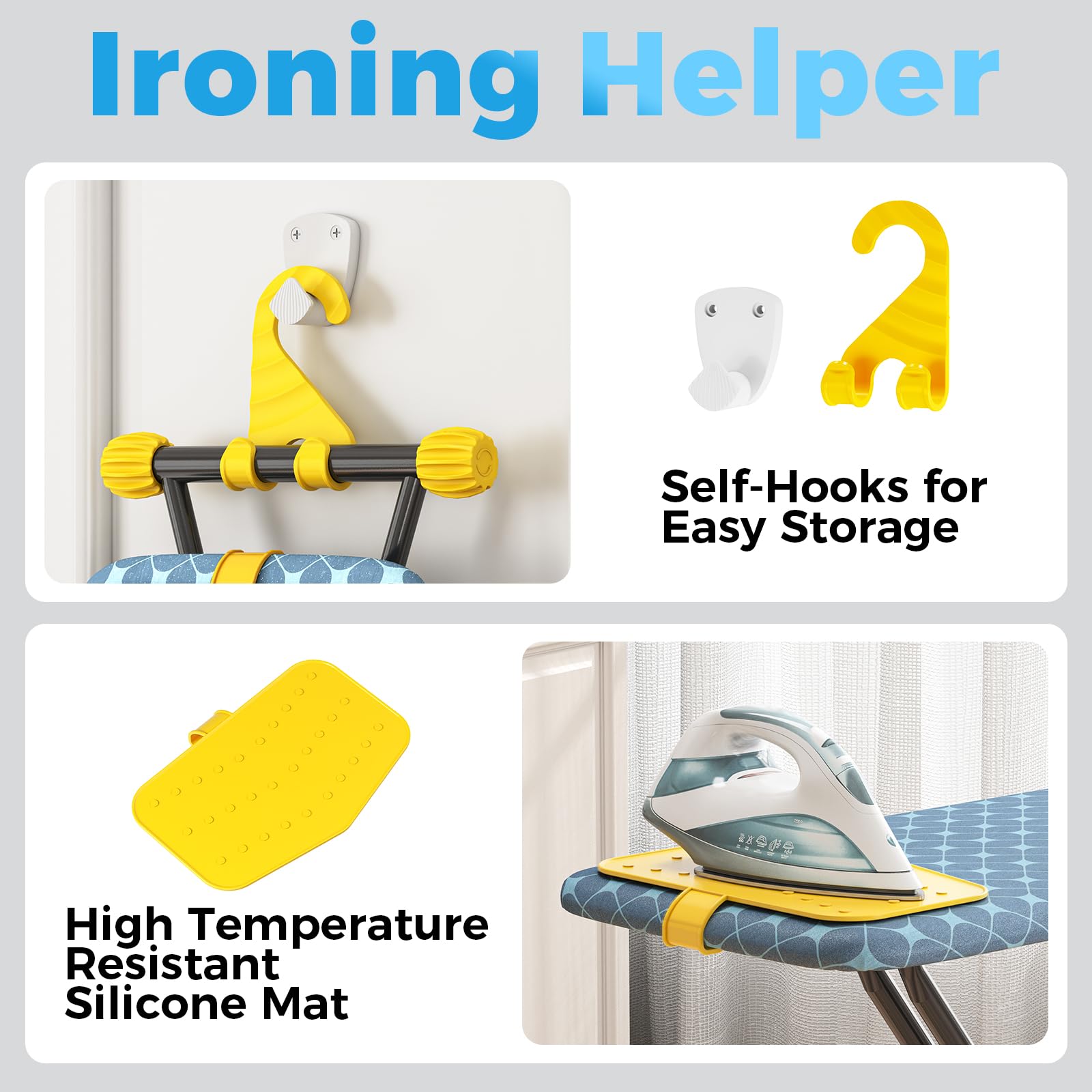 Ironing Board with Silicon Iron Mat