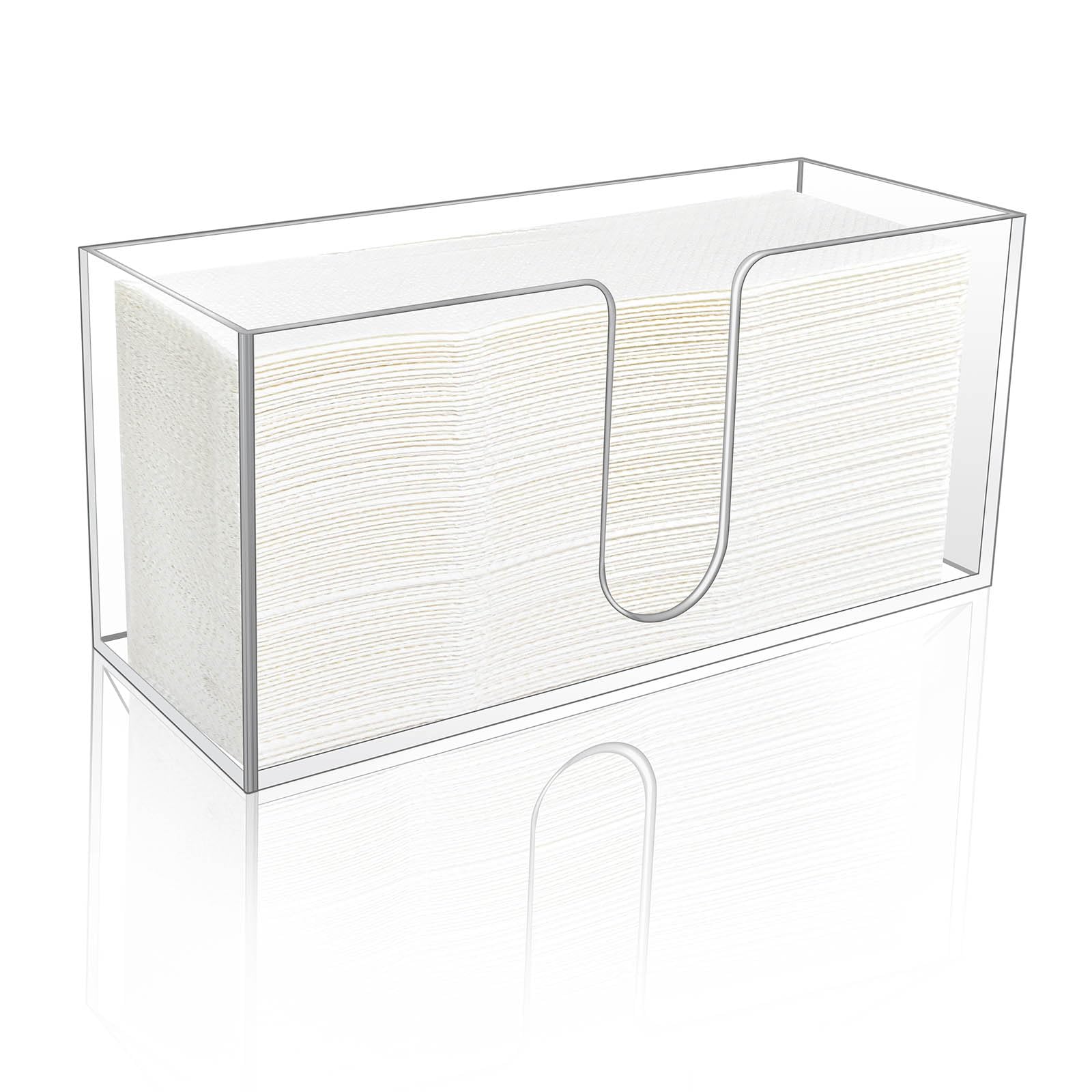 1 Pack Acrylic Paper Towel Holder