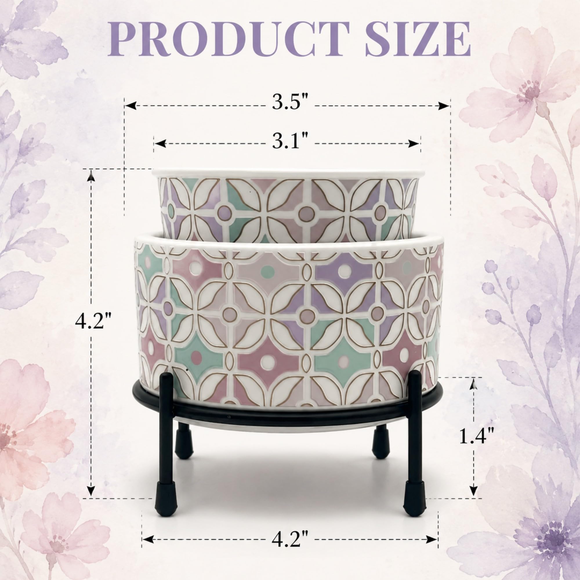 Geometric Ceramic Electric Wax Melt Warmer
