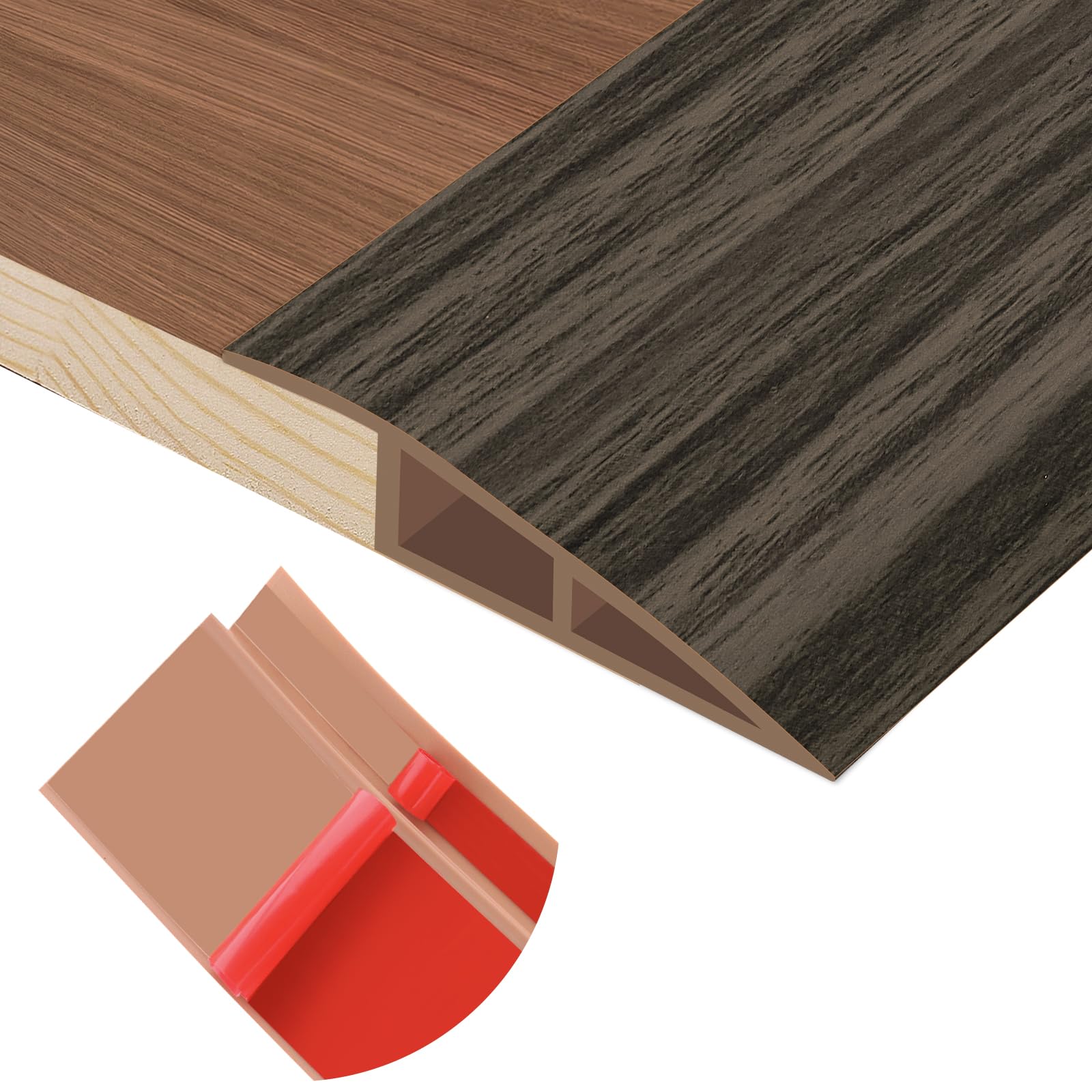 Floor Transition Strip Self Adhesive Vinyl Door Threshold Strip