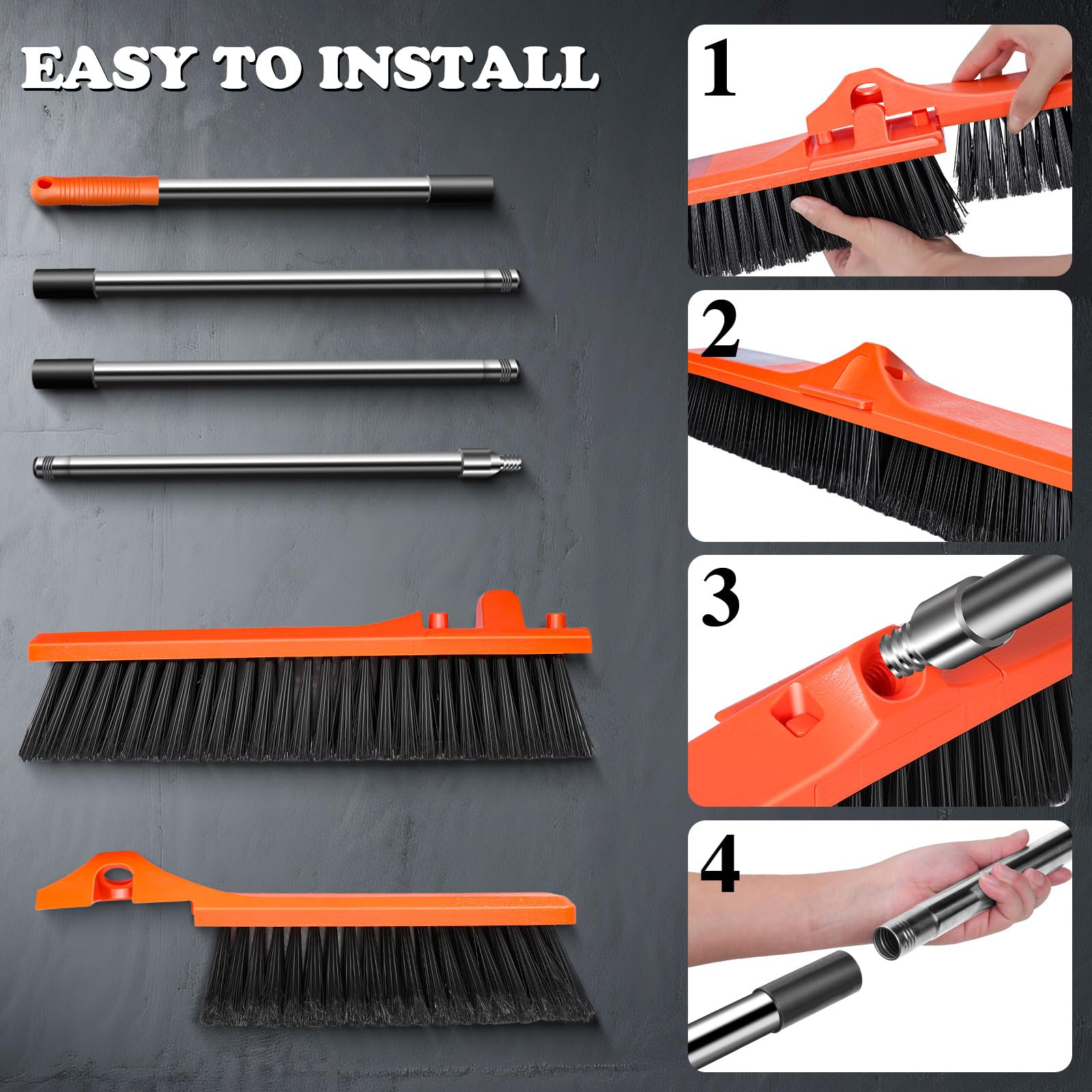 24" Push Broom Outdoor