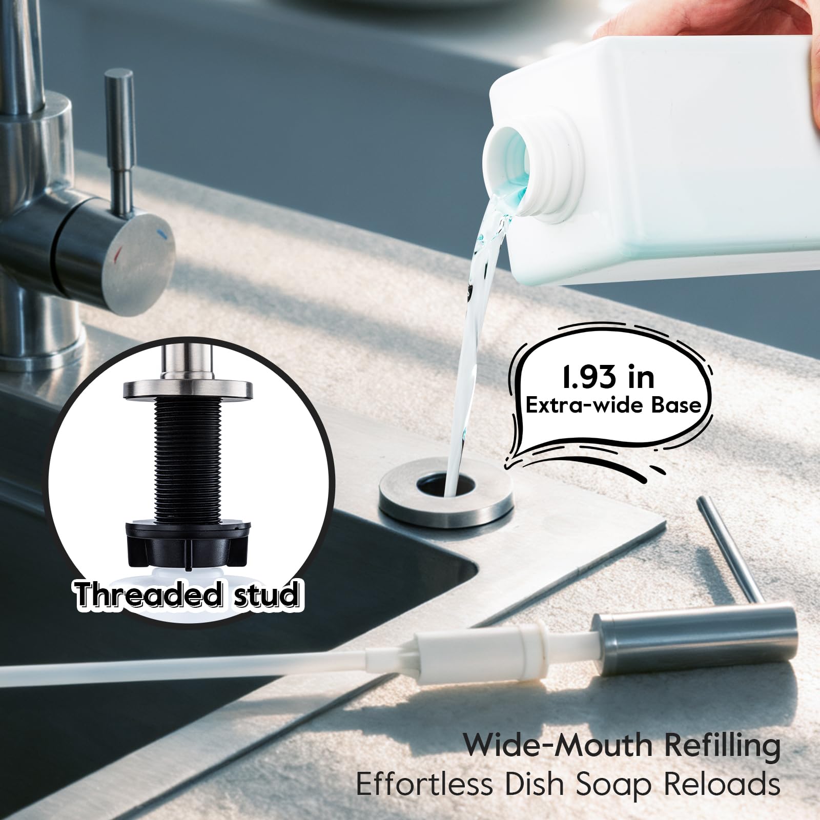 Soap Dispenser for Kitchen Sink