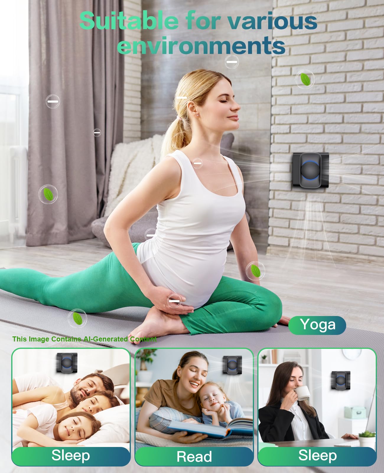 4 Pack Plug in Negative Ion Air Purifier (4 Count)
