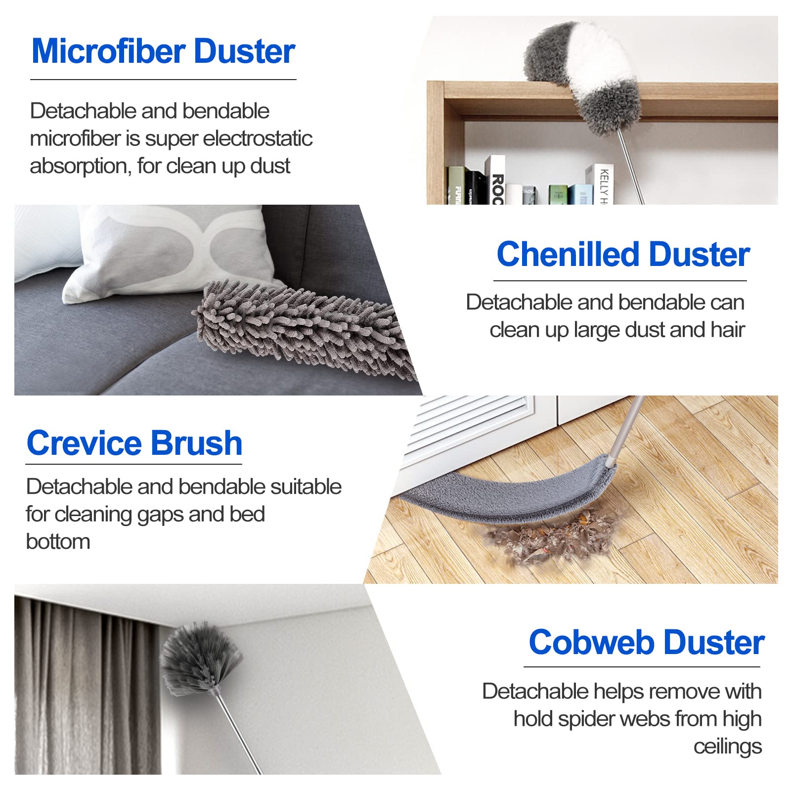 Microfiber Duster Kit