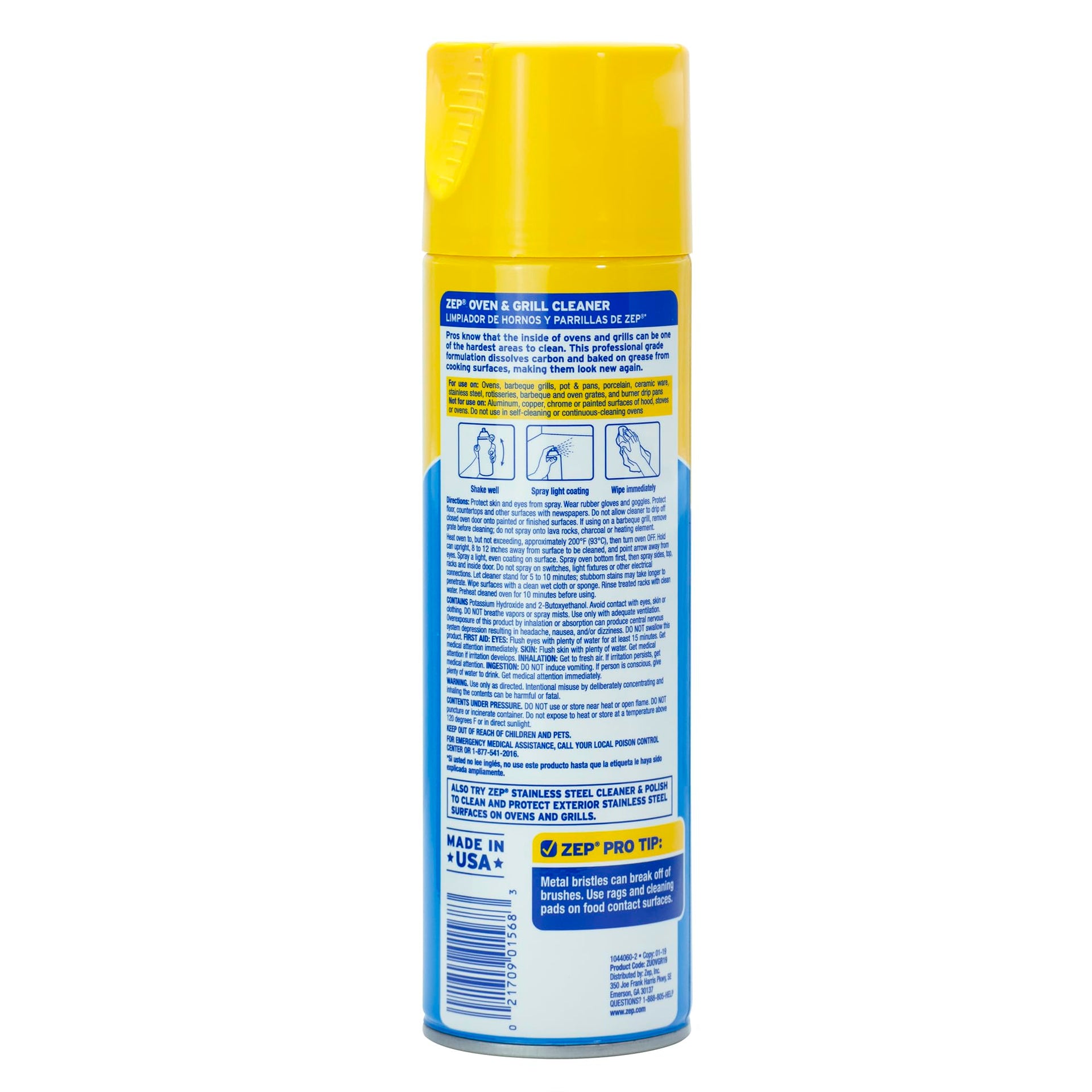 Heavy Duty Oven and Grill Cleaner ZUOVGR (228 Ounce) - ModHome Supplies