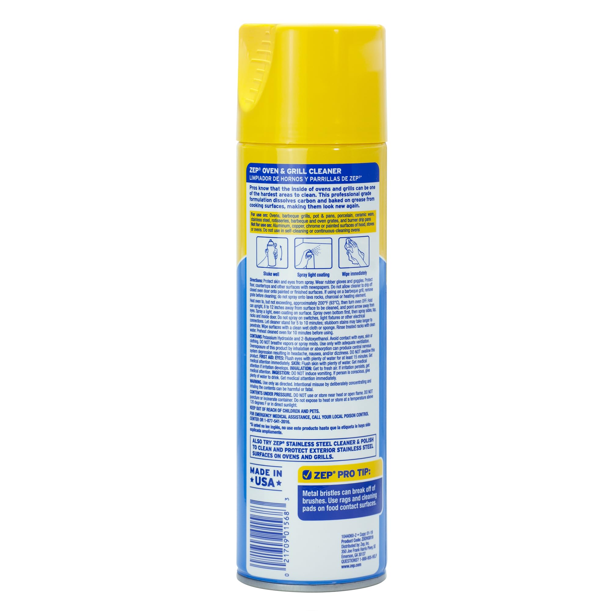 Heavy Duty Oven and Grill Cleaner ZUOVGR (228 Ounce) - ModHome Supplies