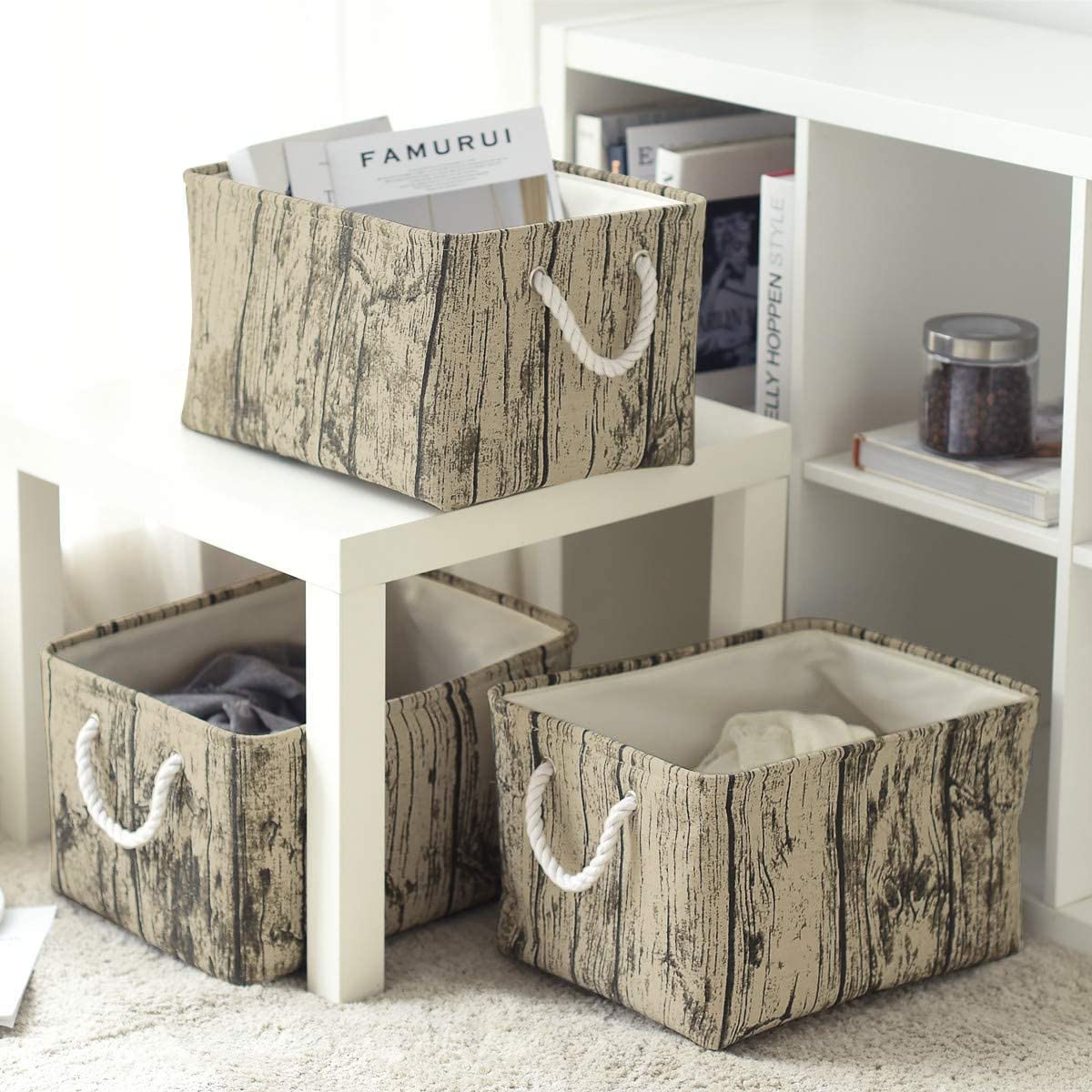 Fabric Storage Basket (3 Count)