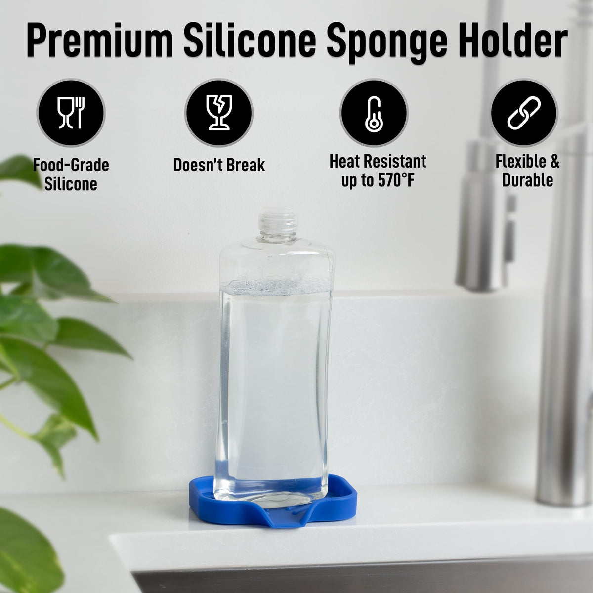 Small Silicone Sponge Holder