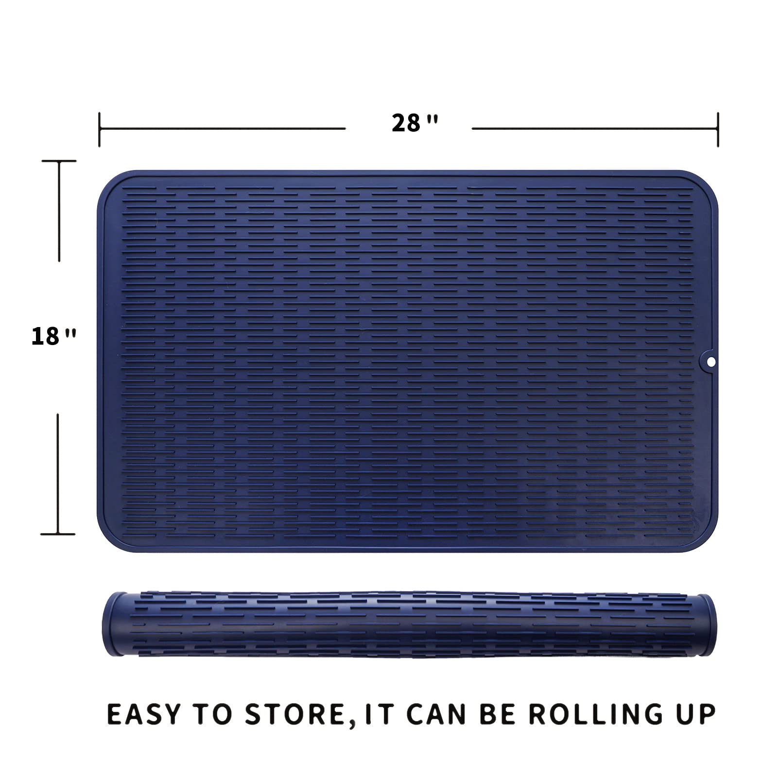 Silicone Dish Drying Mat for Multiple Usage
