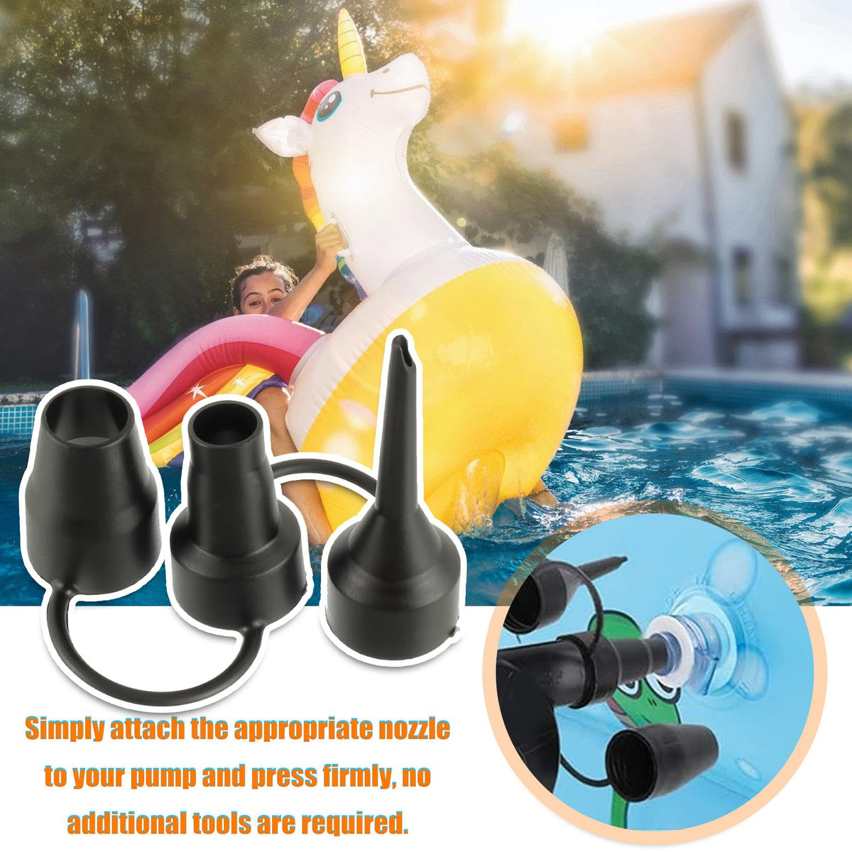 Air Pump Replacement Nozzles (3 Count)