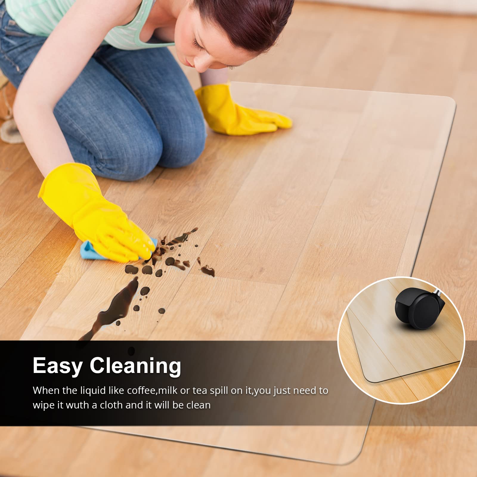 Office Chair Mat for Hardwood Floor