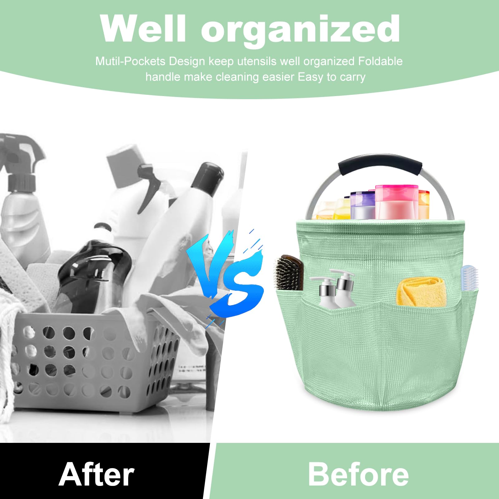 17L Cleaning Caddy with Handle