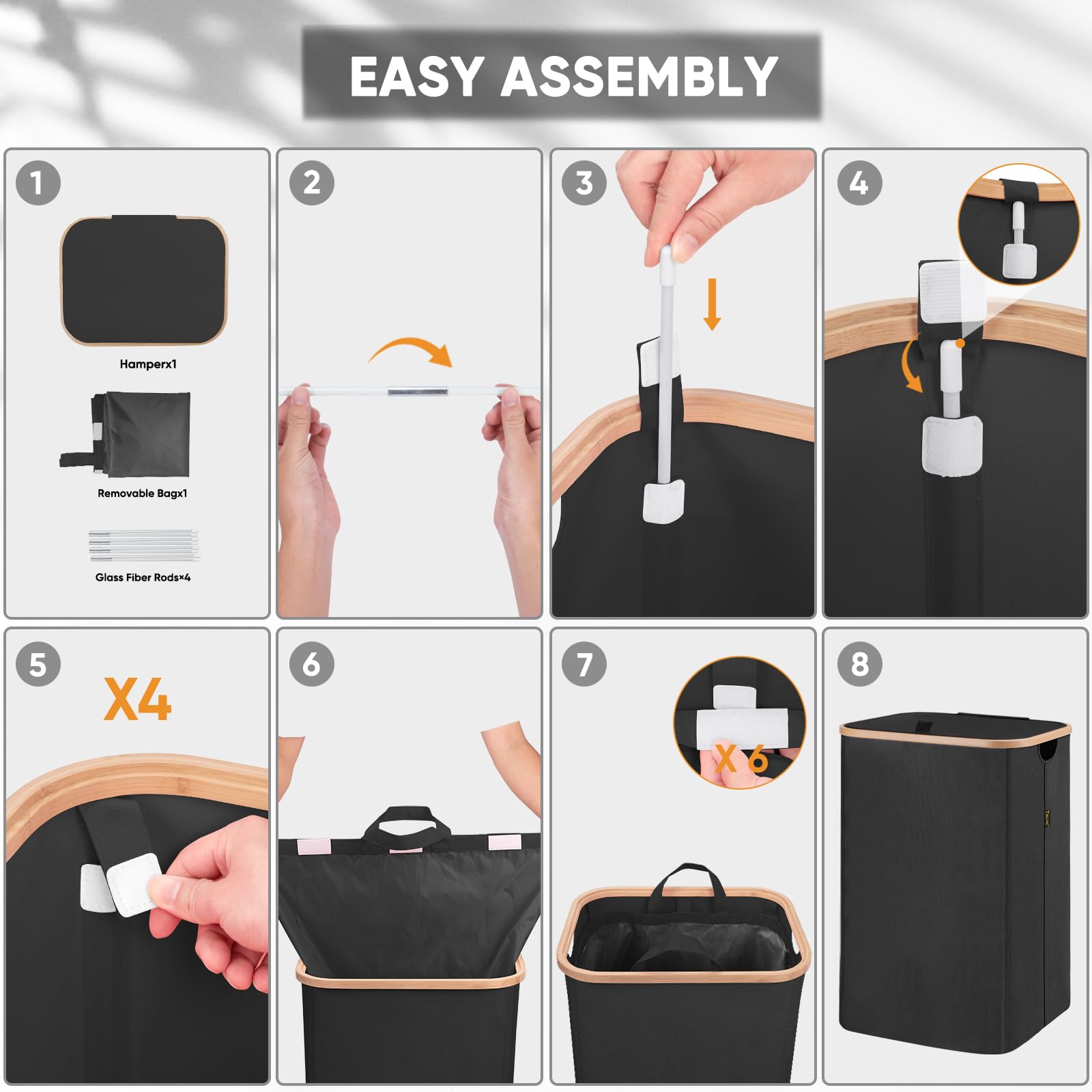 Laundry Hamper with Lid