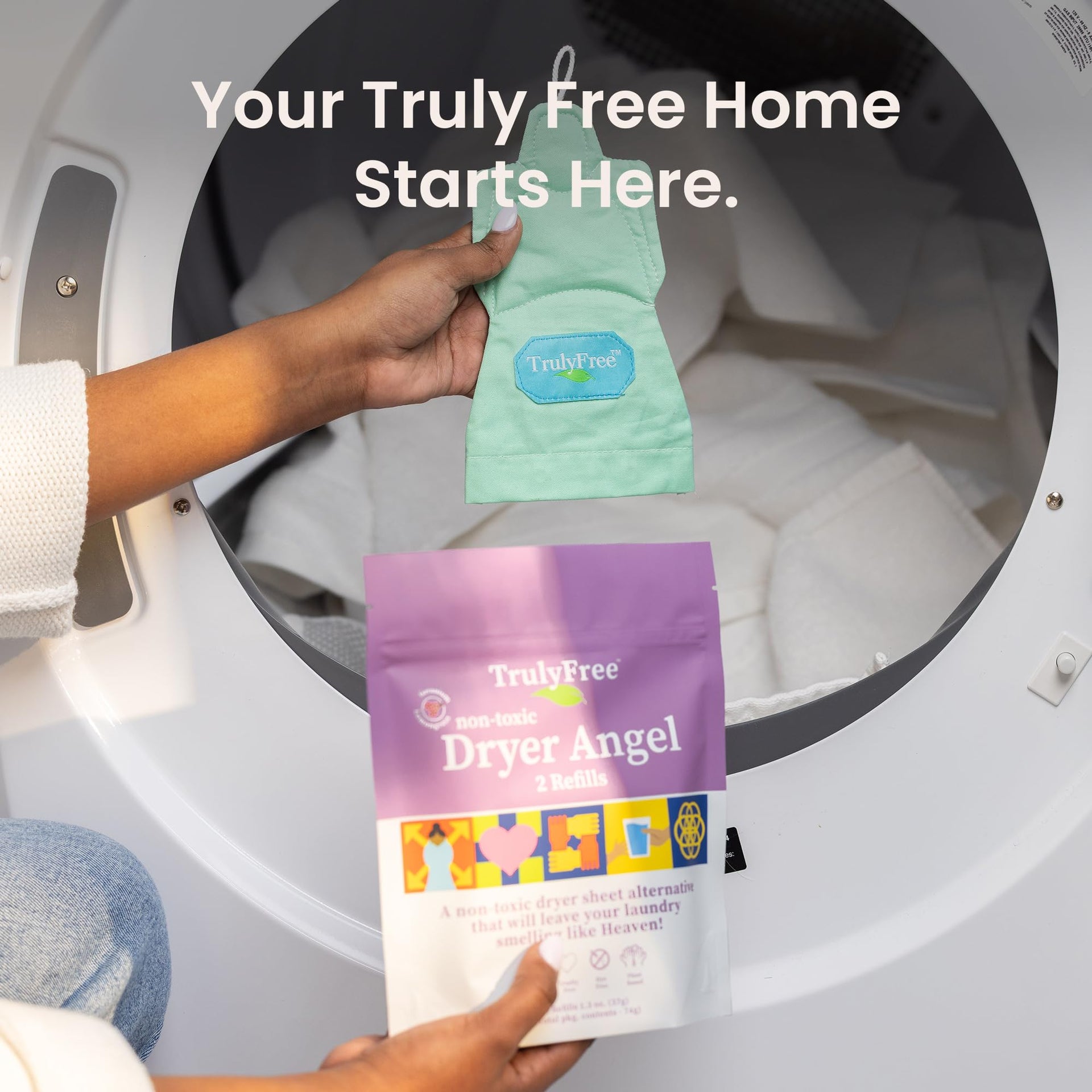 Dryer Angel Natural Dryer Sheet Alternative