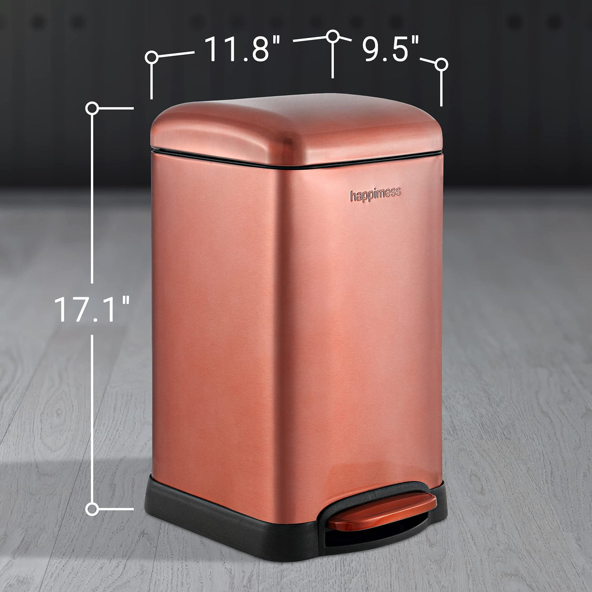 Betty Retro Mini 3.2 Gal Step Trash Can