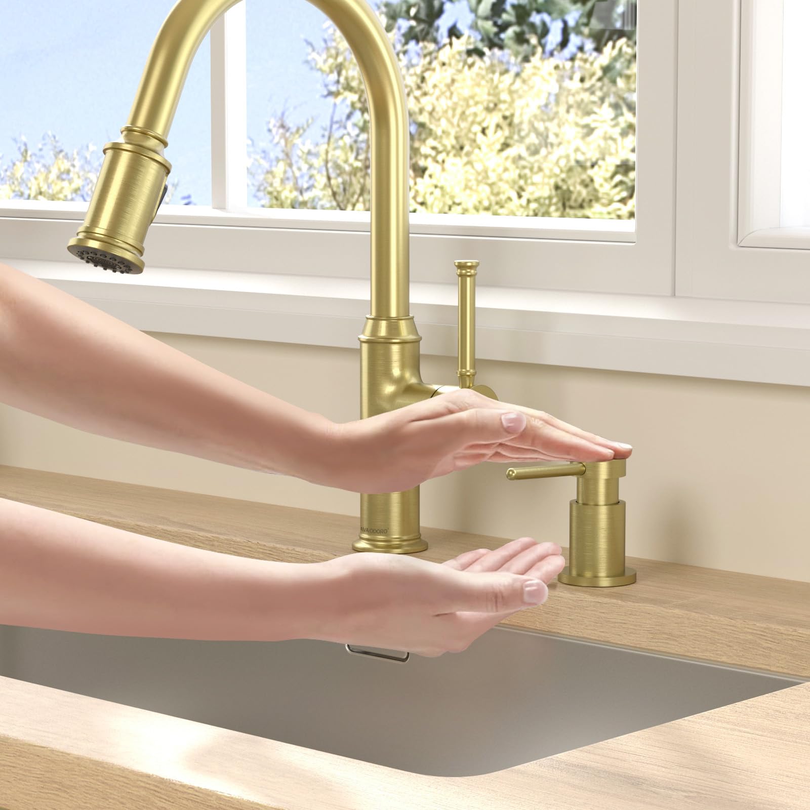 Gold Soap Dispenser for Kitchen Sink