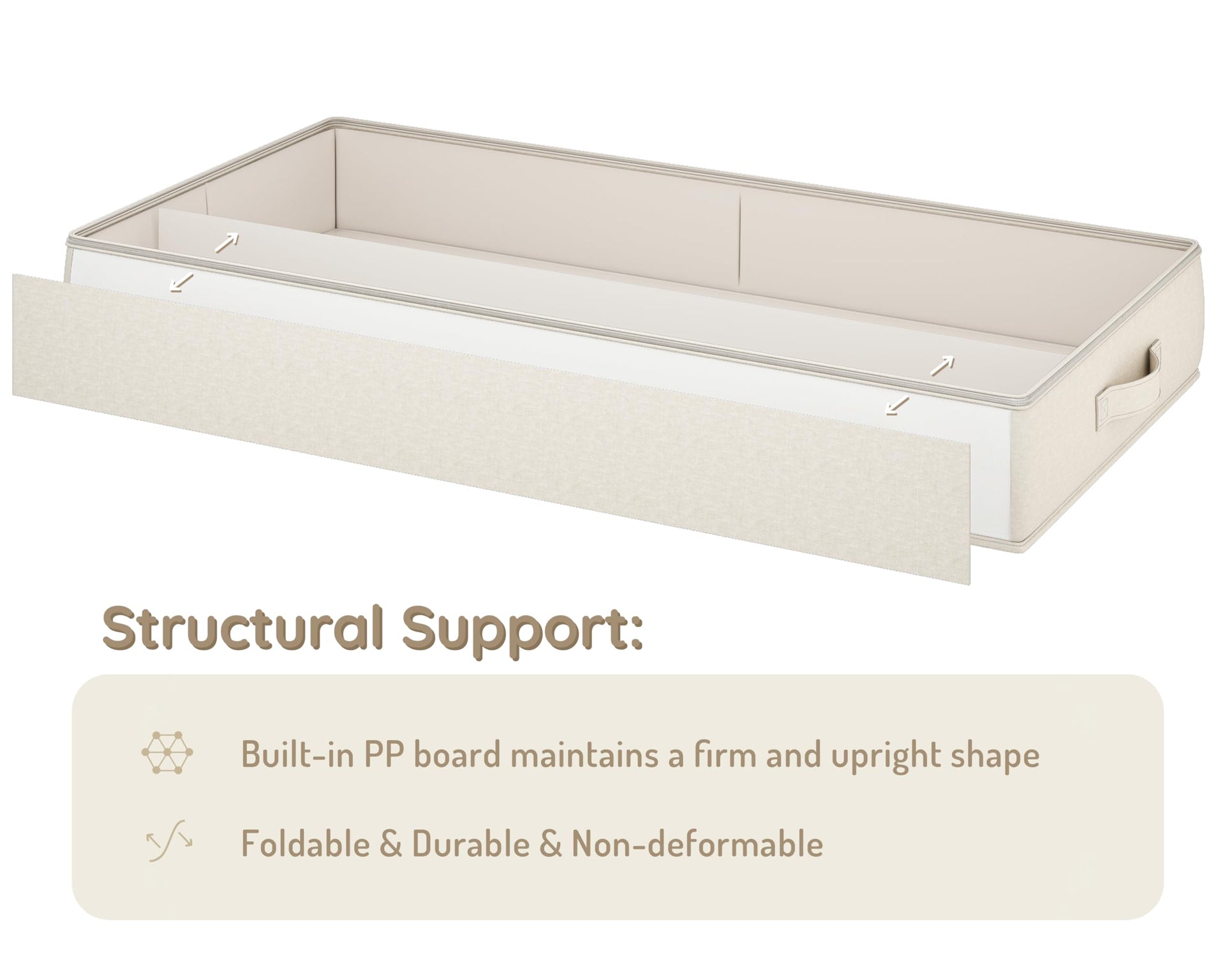 Side Supported Under Bed Storage Containers (2 Count)