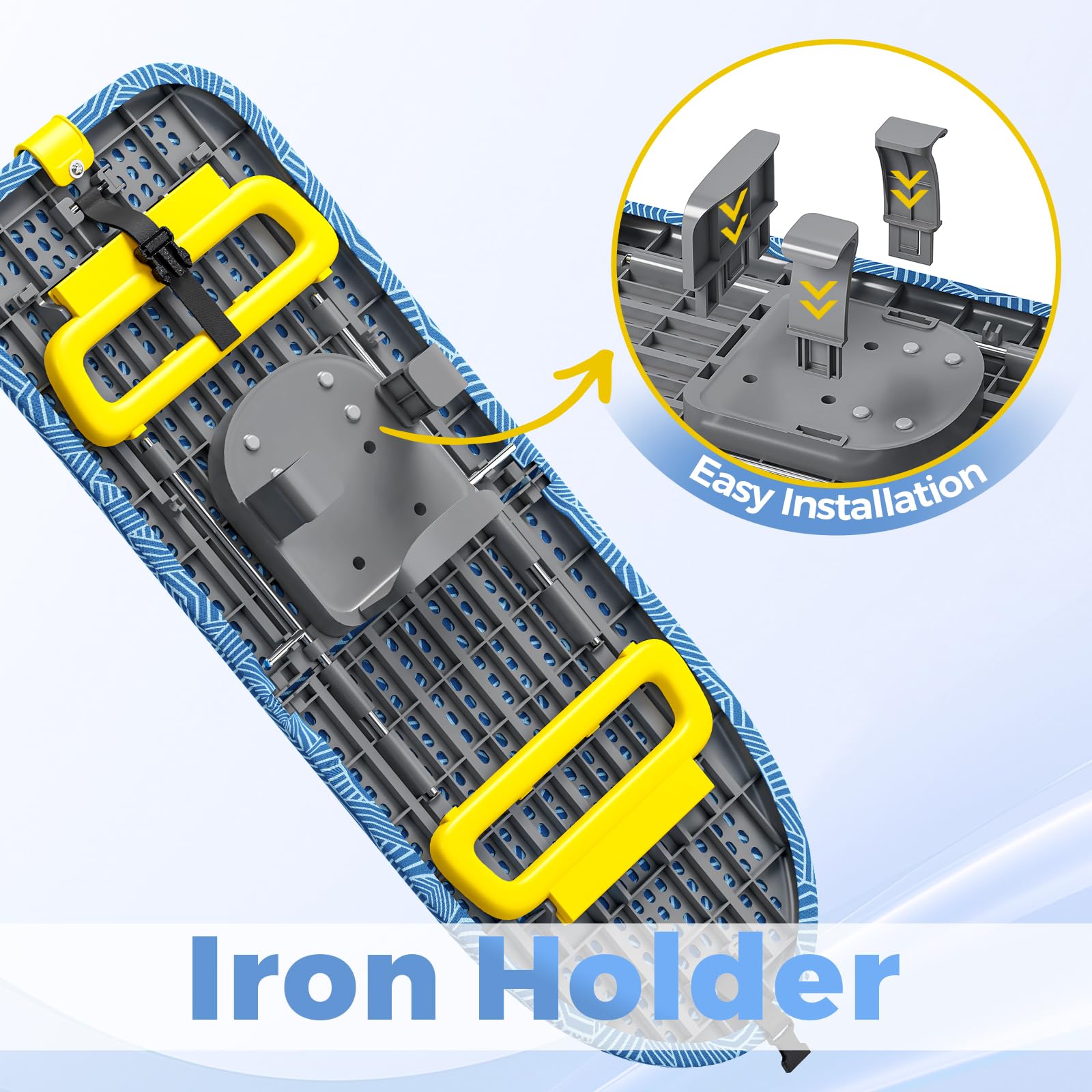 Small Ironing Board with Iron Holder