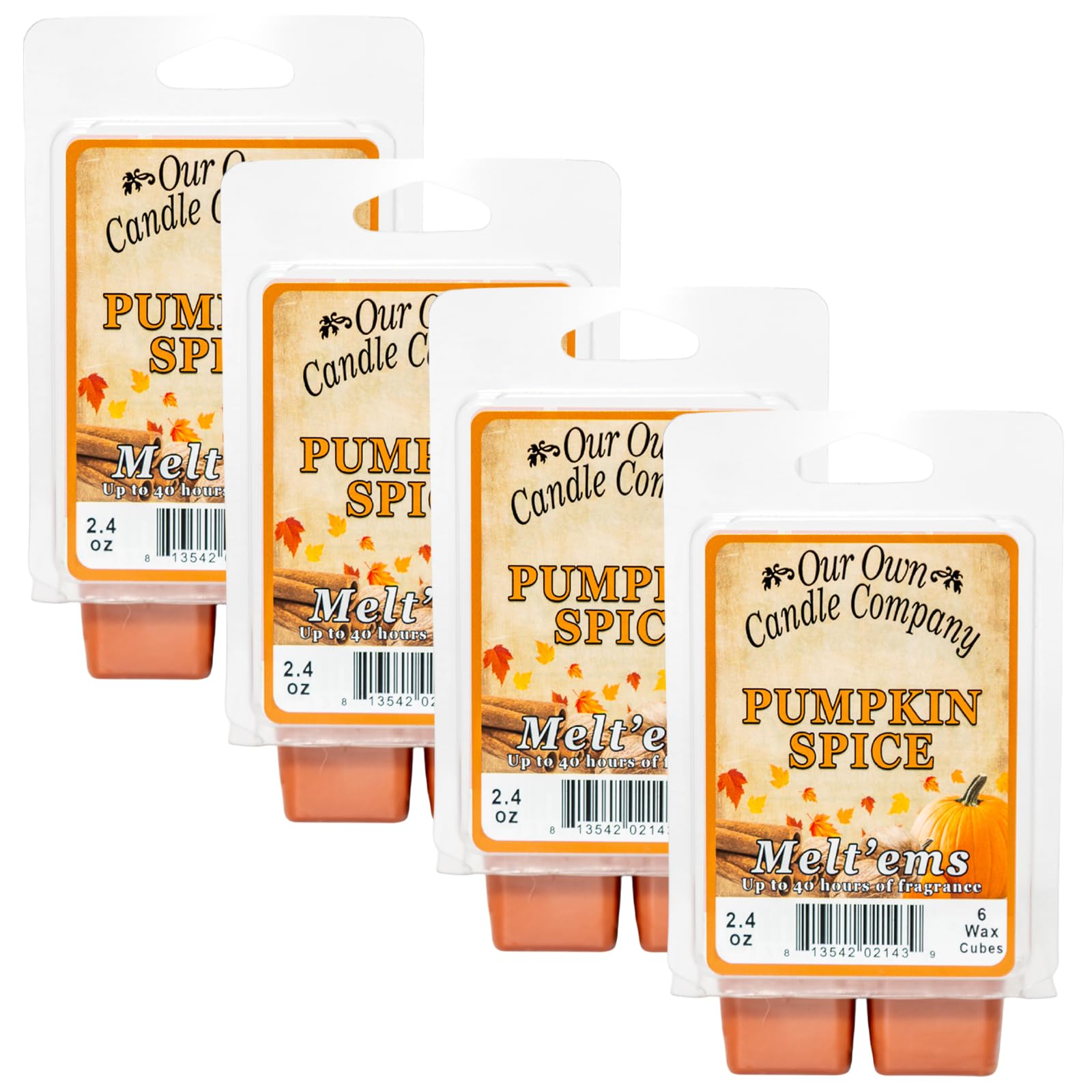 Pumpkin Spice Wax Melts (4 count)