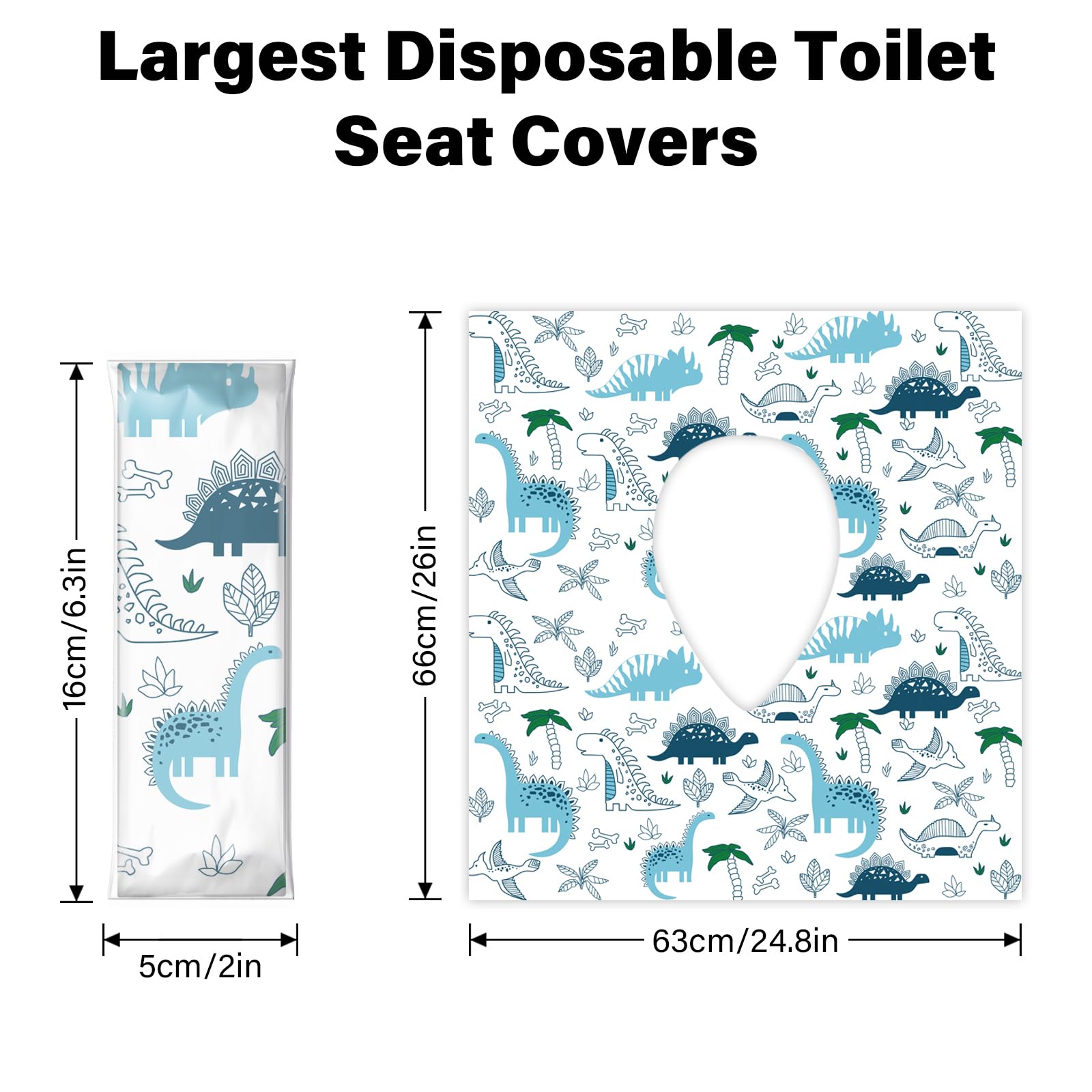 60 Pack Toilet Seat Covers Disposable (60 Count)