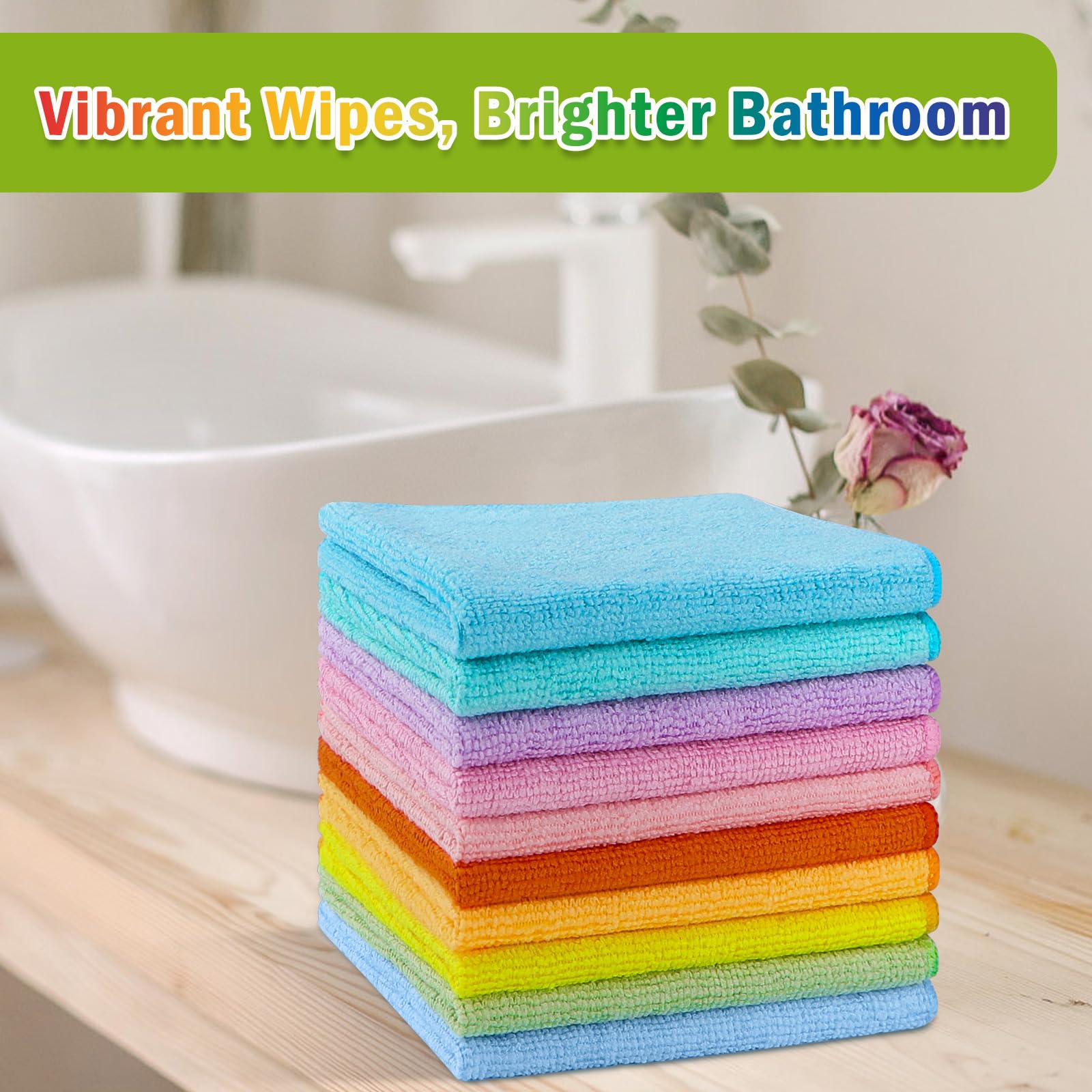 Microfiber Cleaning Cloth (50 Count)