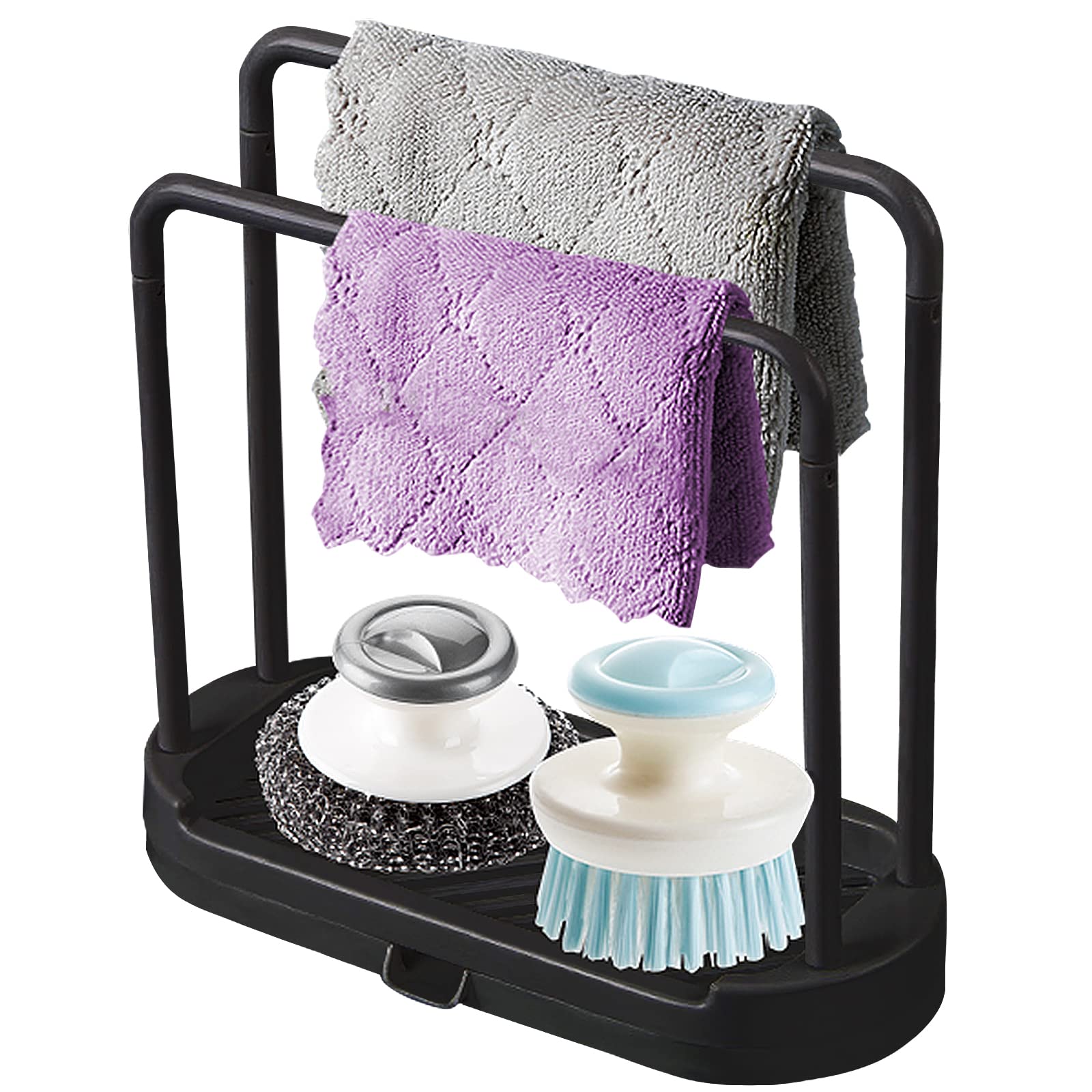Kitchen Sink Rack Tray Organizer Stand for Sponge