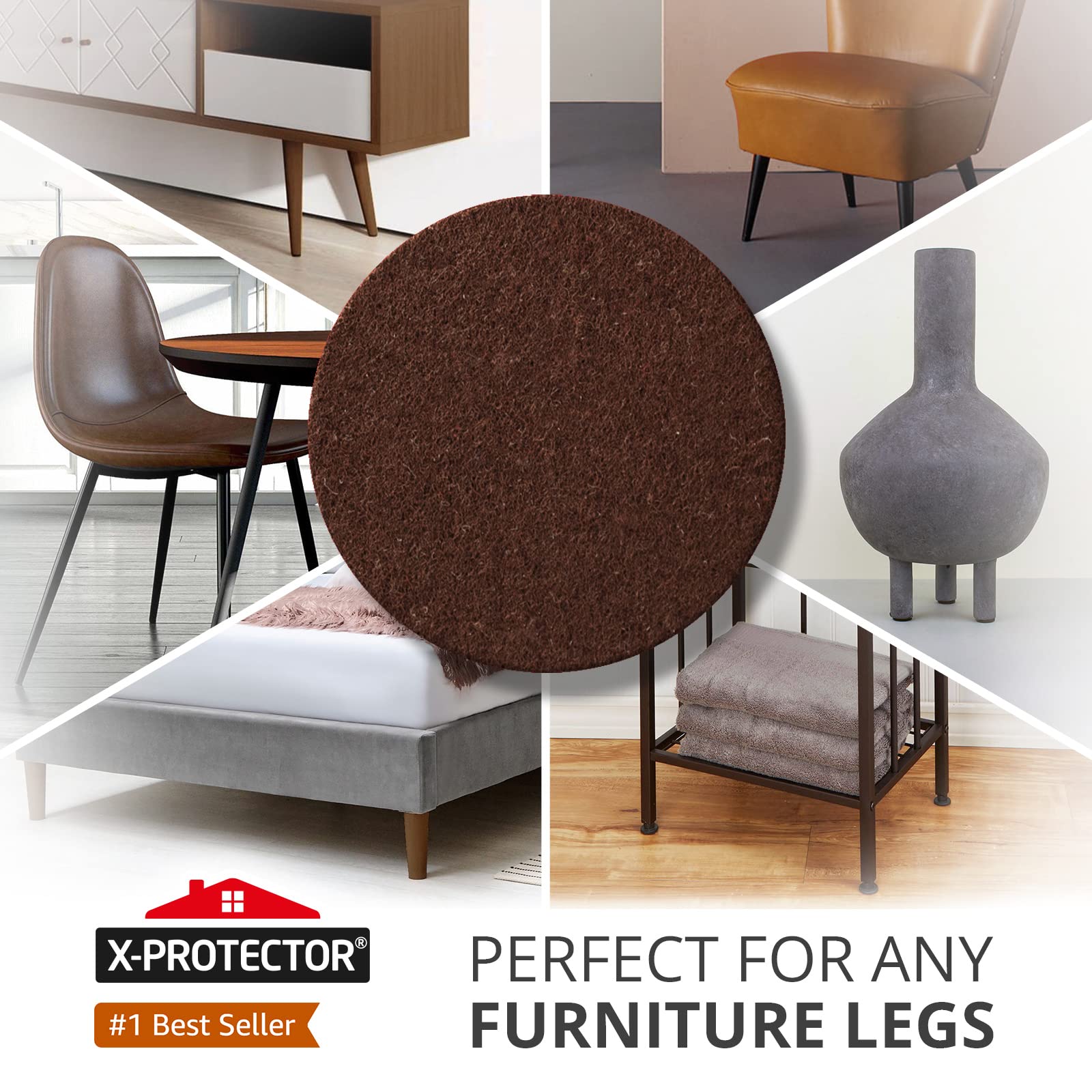 Felt Furniture Pads X (48 Count)