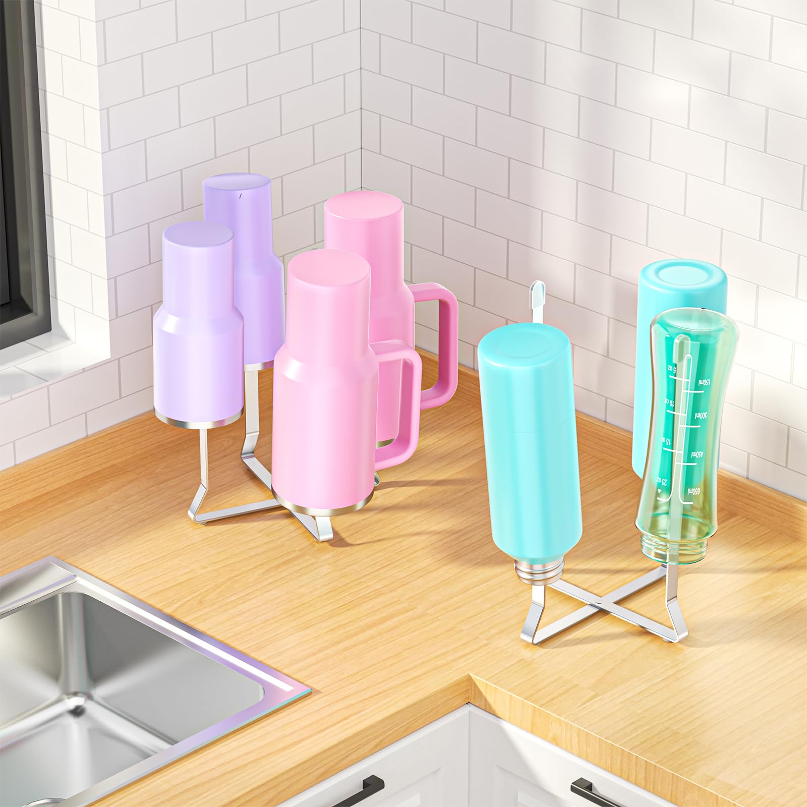 Foldable Water Bottle Drying Rack