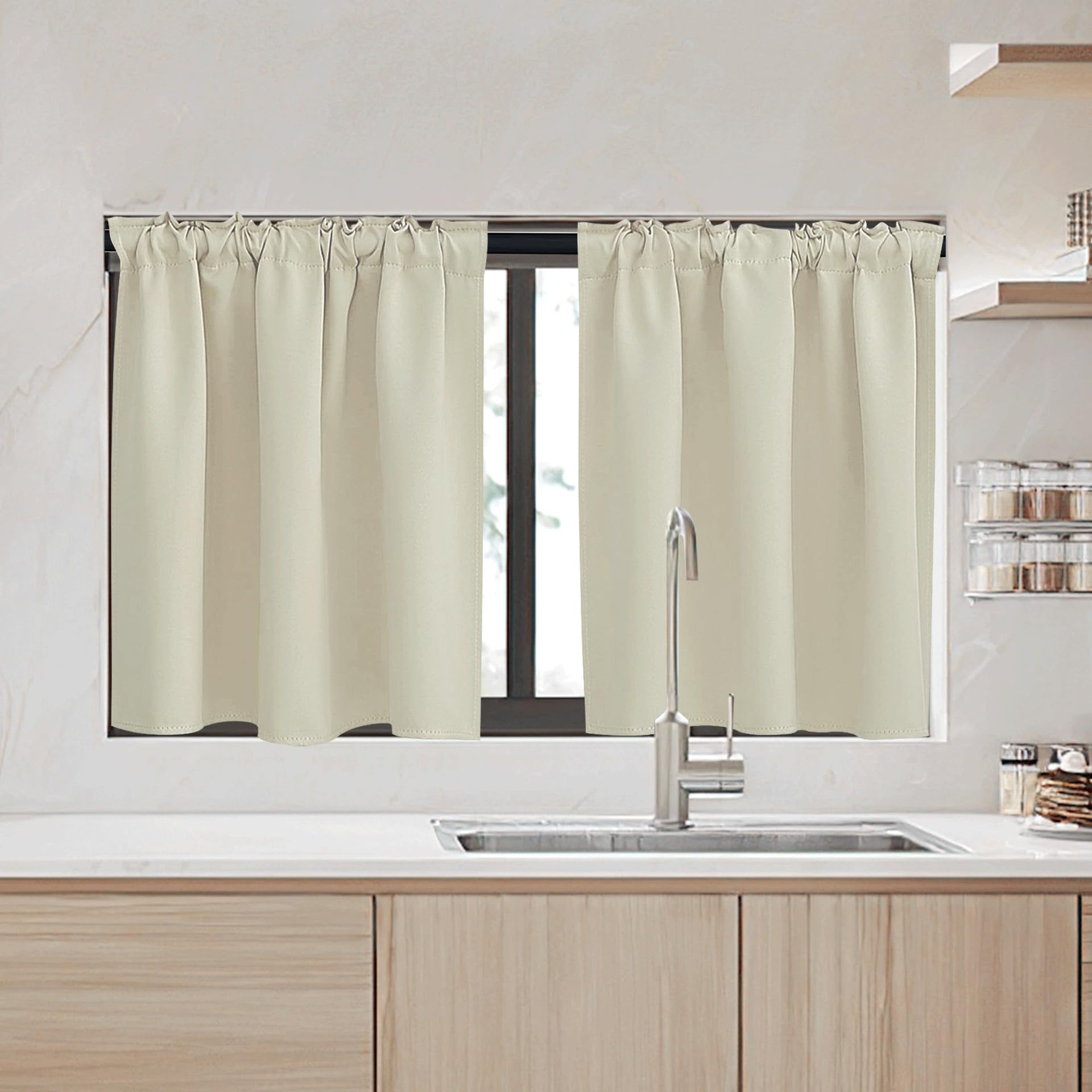 Kitchen Window Curtains (2 Count)