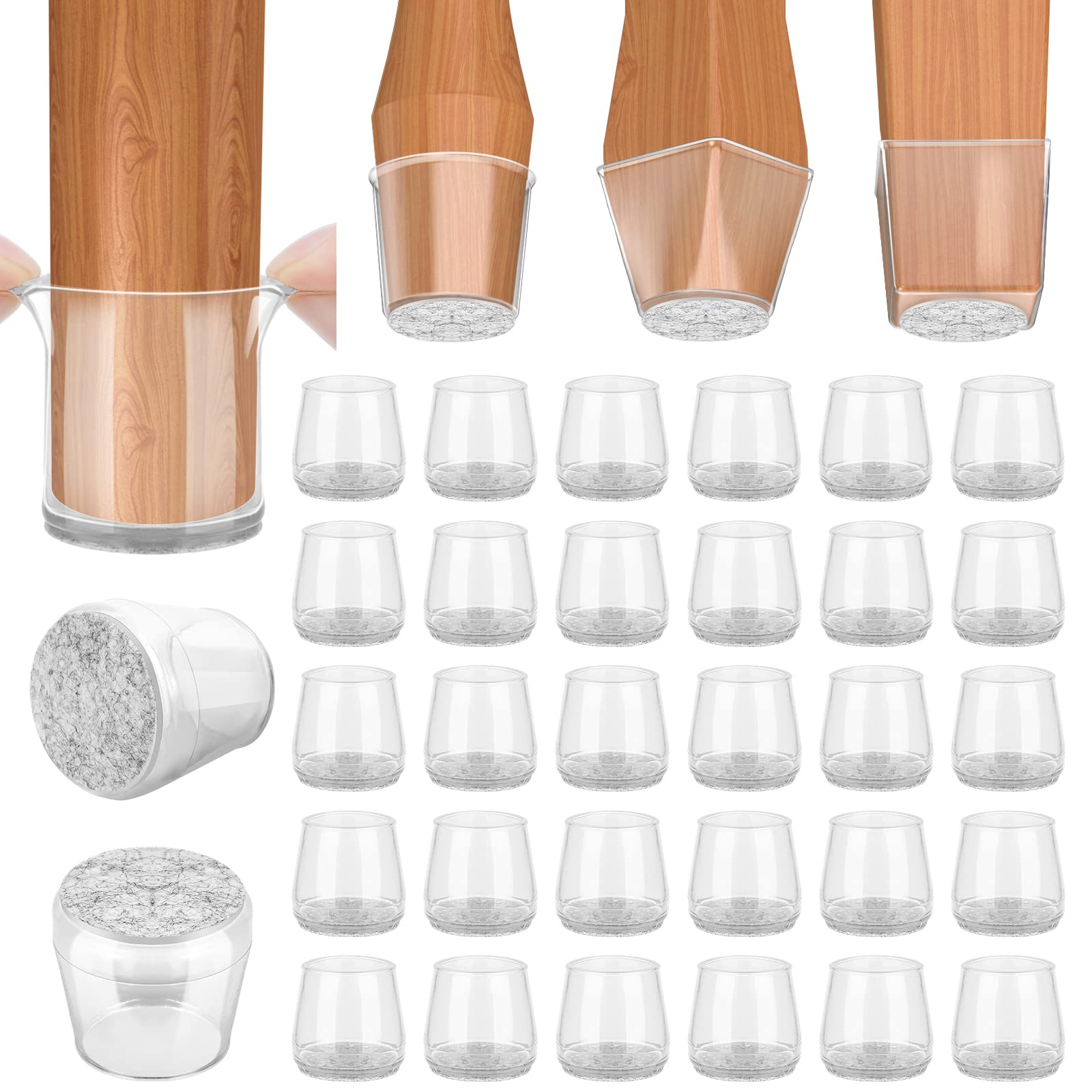Silicone Chair Leg Floor Protectors