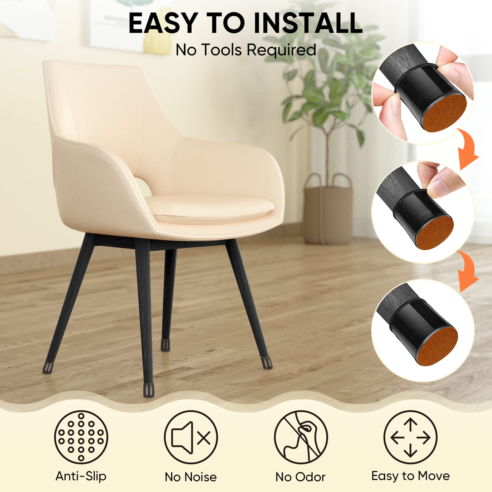 Silicone Chair Leg Floor Protectors
