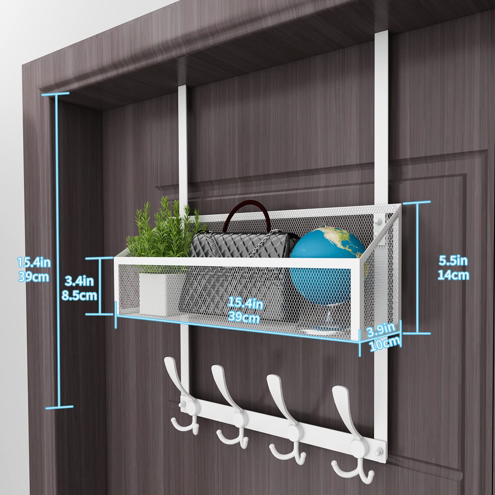 Over The Door Hooks Organizer