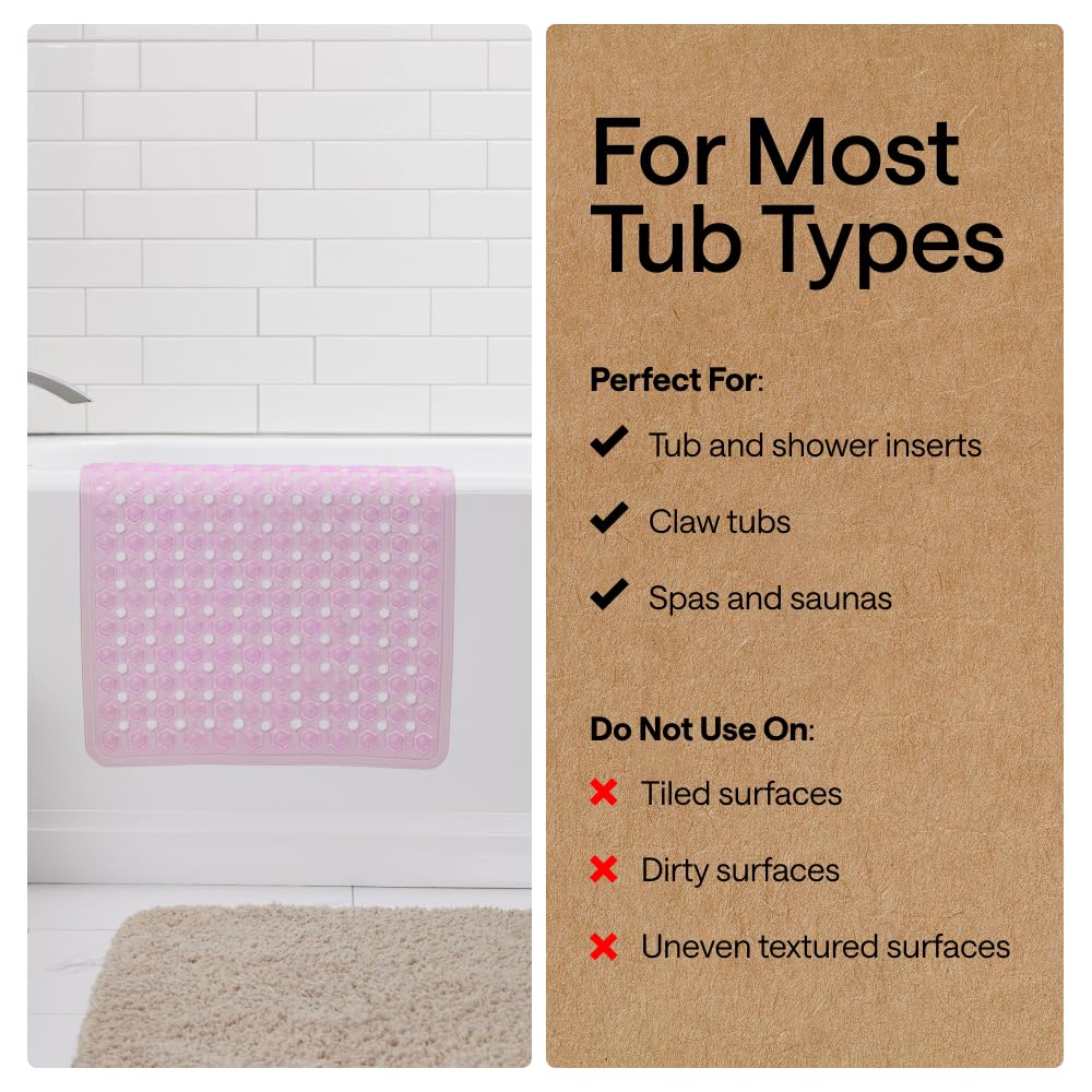 Patented Bath Tub Shower Mat