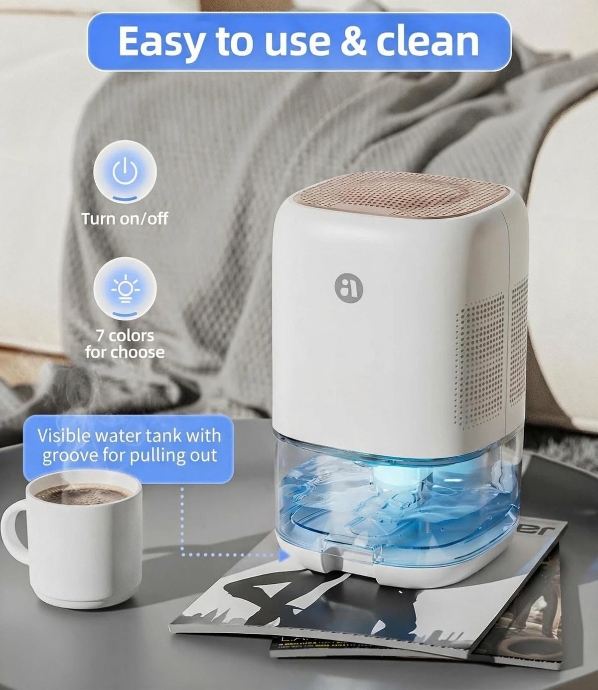 35 OZ Dehumidifier for Bedroom RV