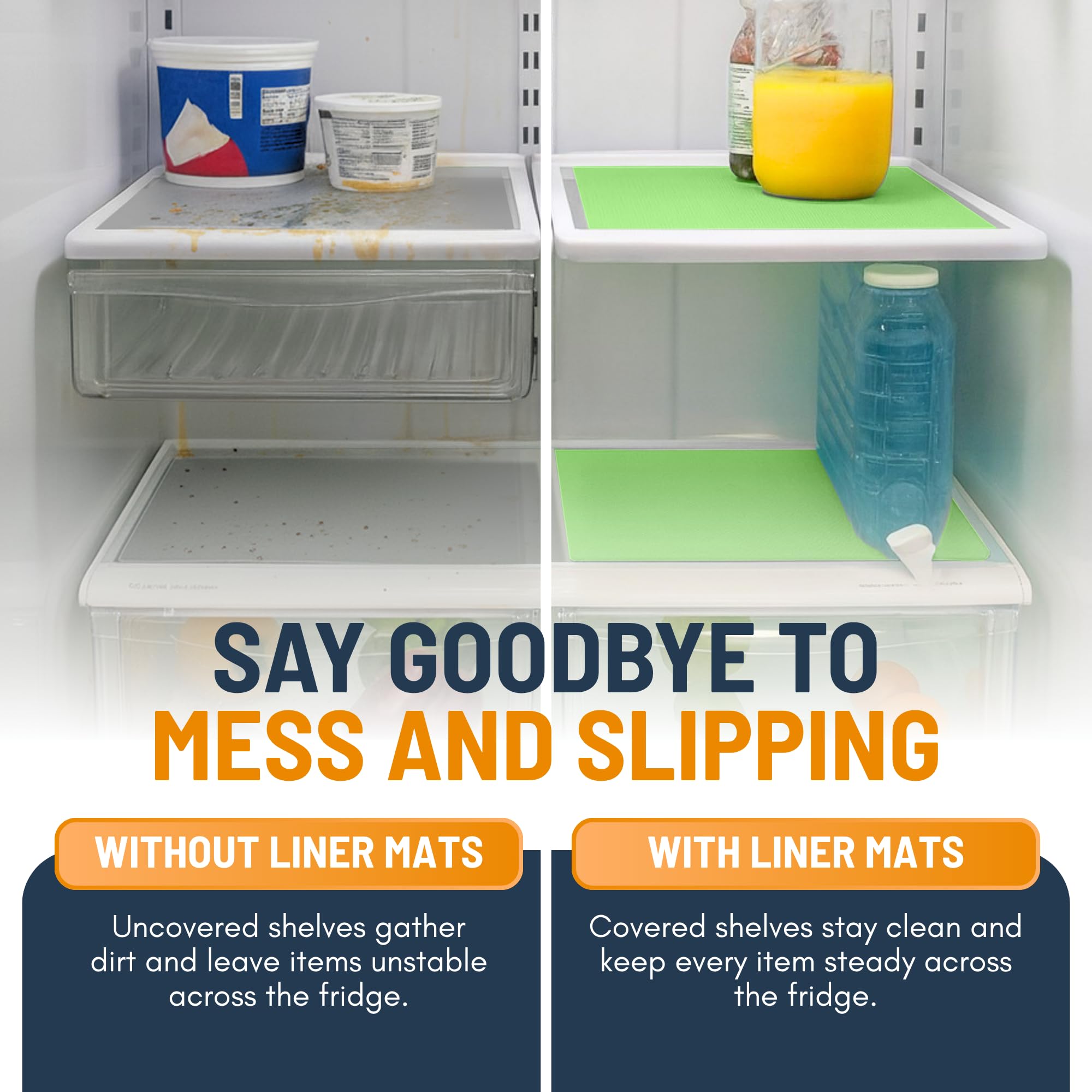 Refrigerator Liners for Shelves