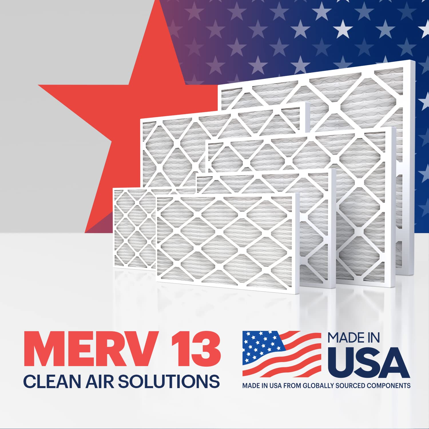 TruFilter 14x20x1 Air Filter MERV 13 (4 Count)