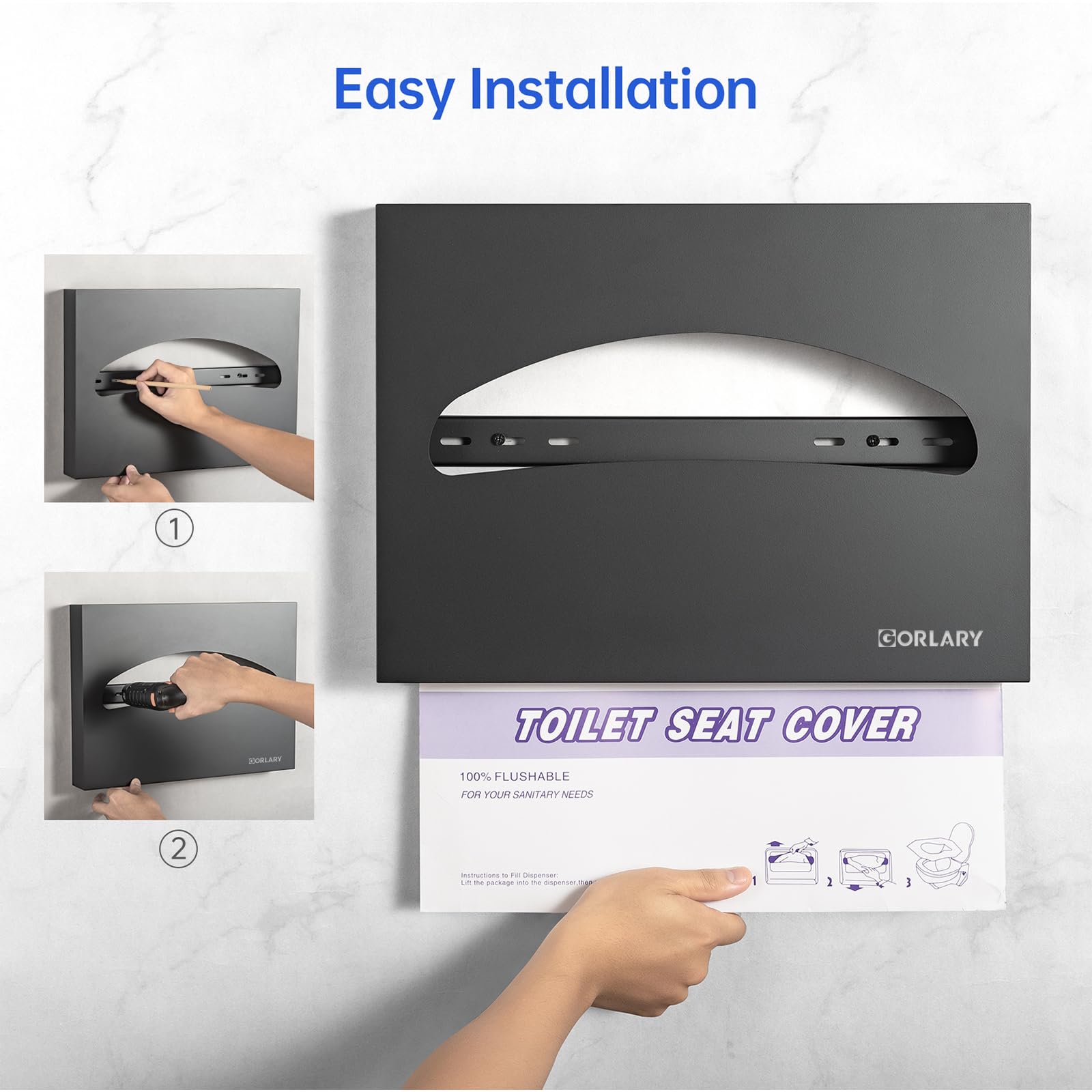 Commercial Toilet Seat Cover Dispenser Wall Mount