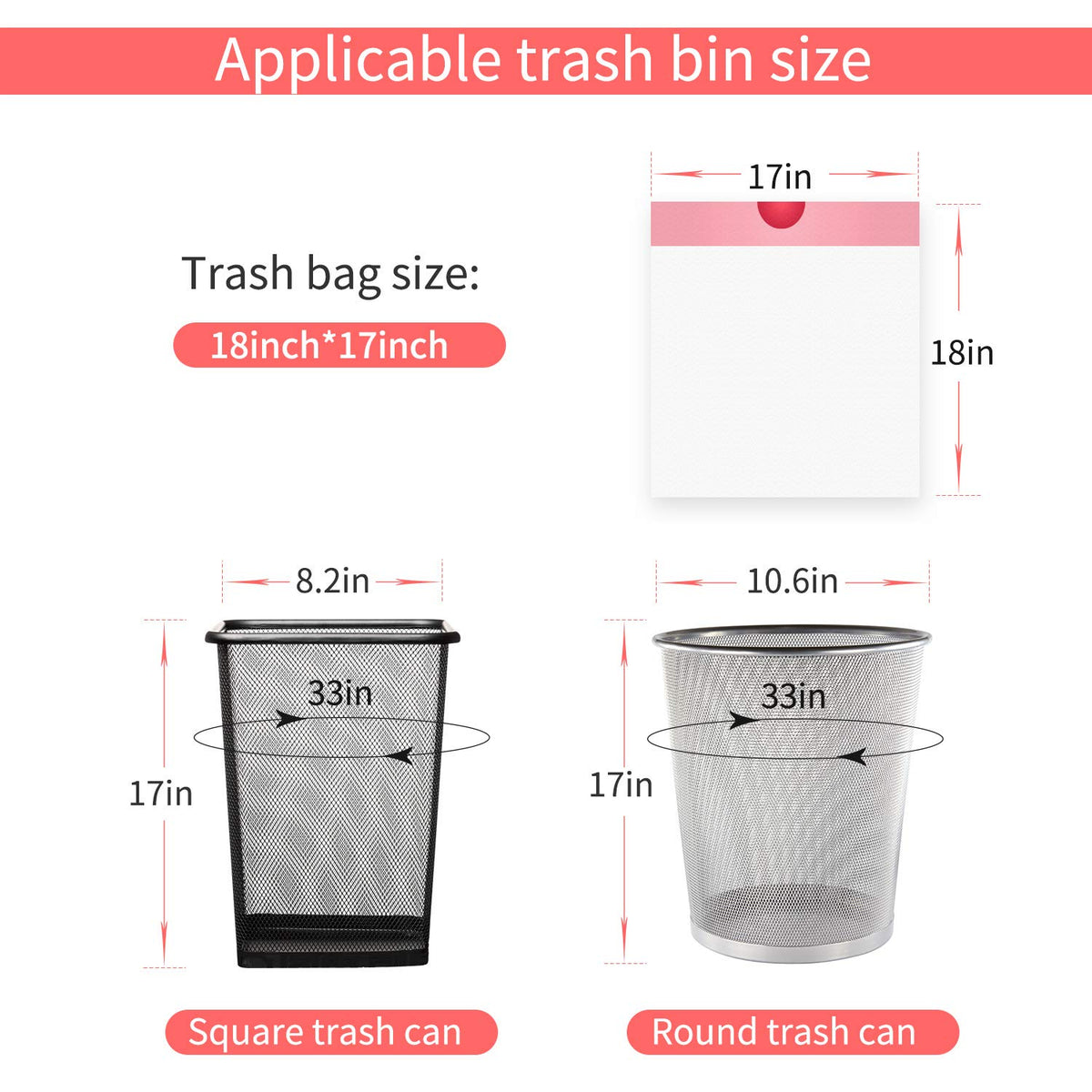 Small Trash Bags (192 Count)