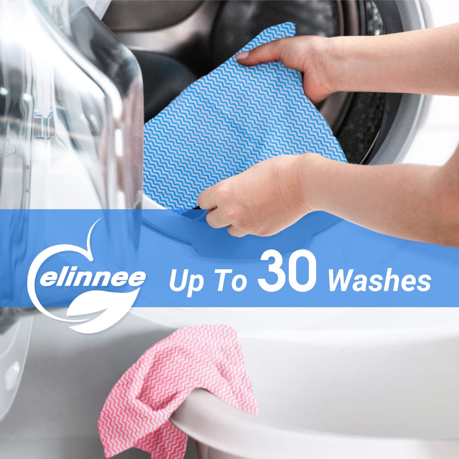 Reusable Cleaning Cloths Dish Paper Towels (25 Count)