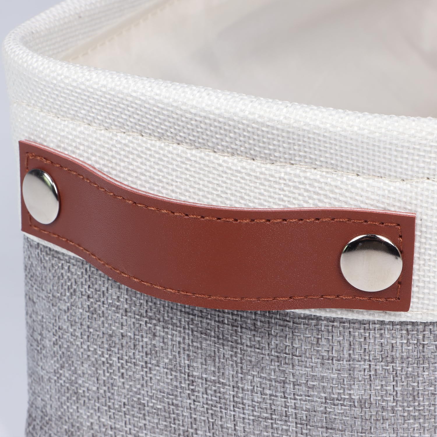 Small Narrow Fabric Storage Bins (4 Count)