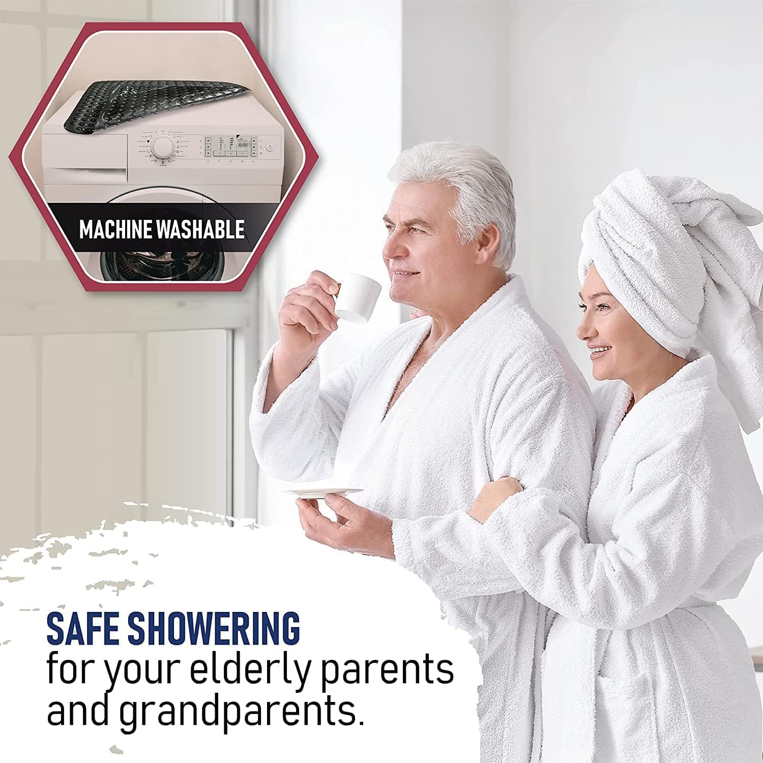 Extra Large Square Non Slip Shower Mat