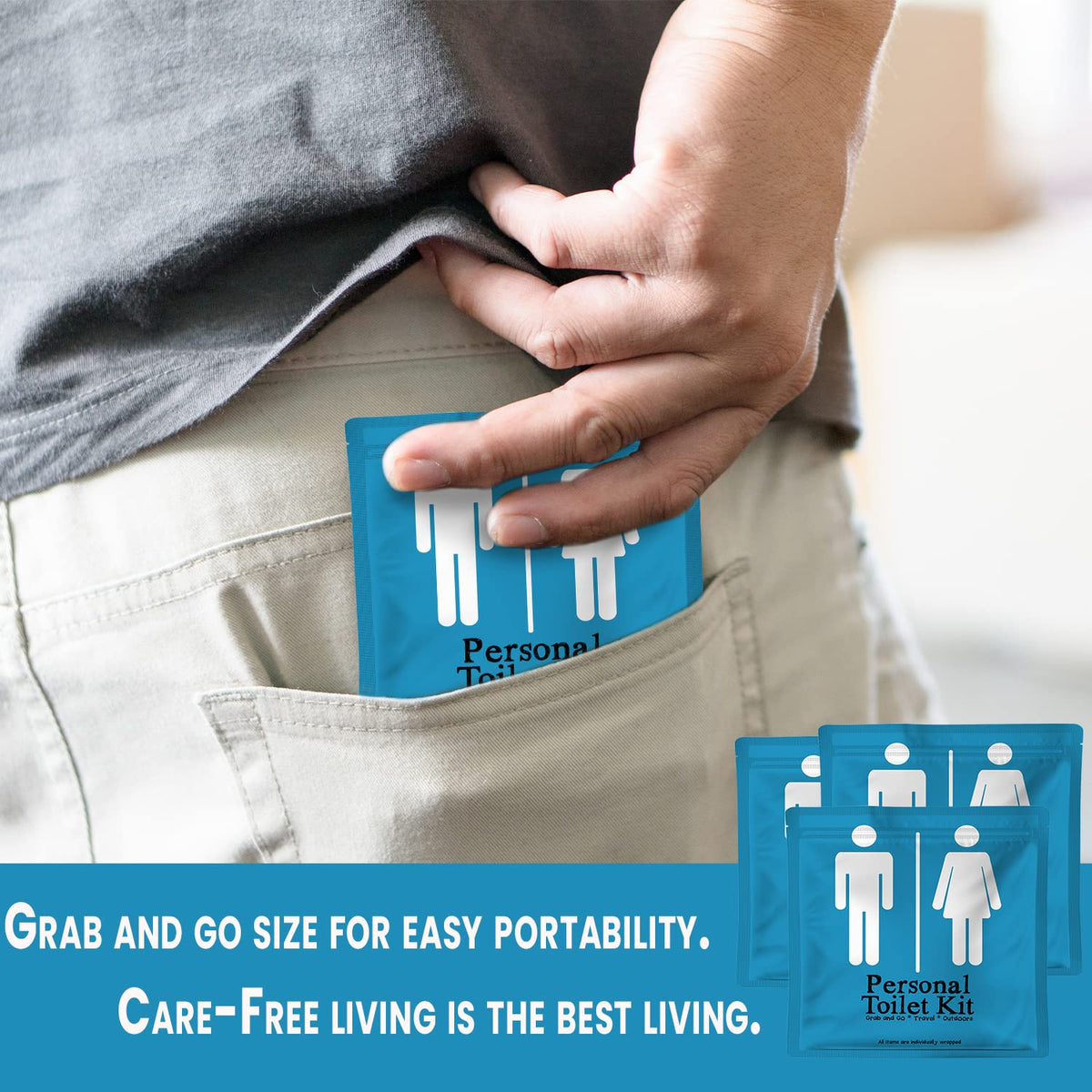 Personal Toilet Kit To Go (10 Count)