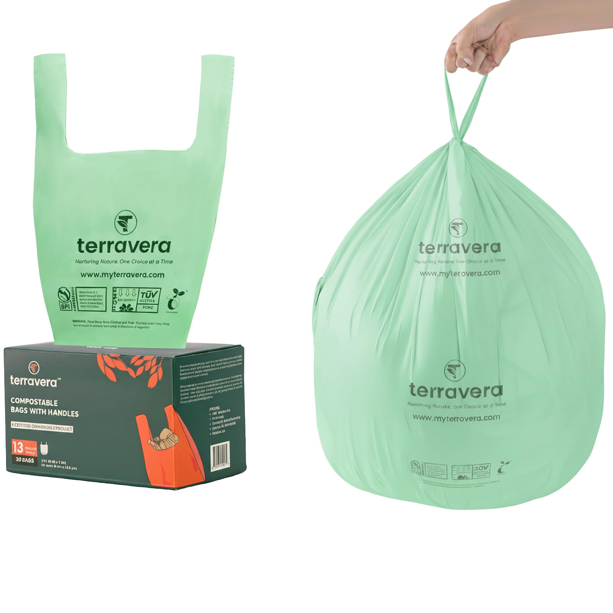13 Gallon Compostable Trash Bags (30 Count)