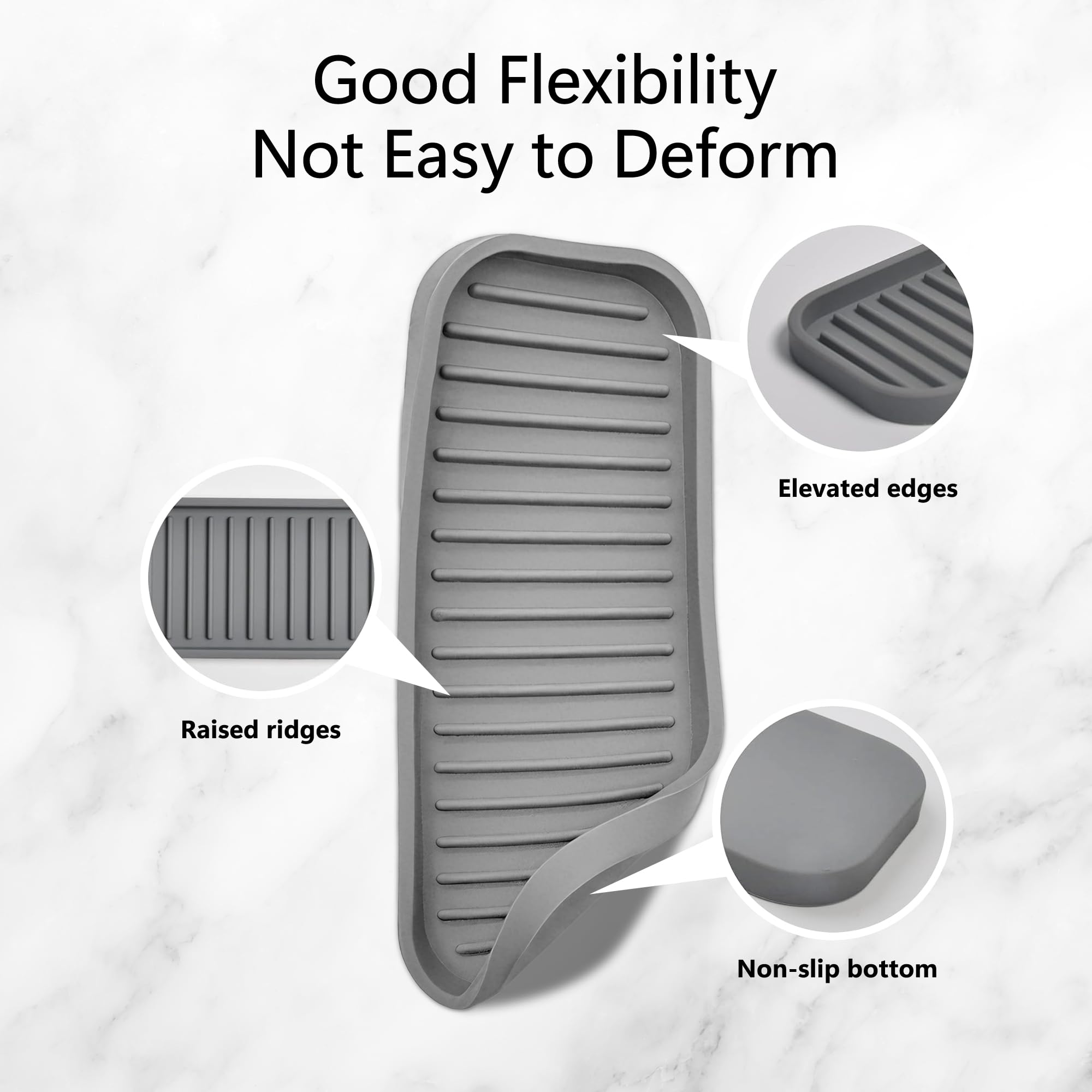 Silicone Soap Tray (2 Count)