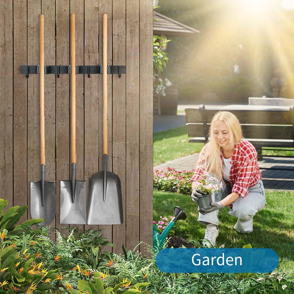 2 Pack Broom Hanger and Mop Holder (2 Count)