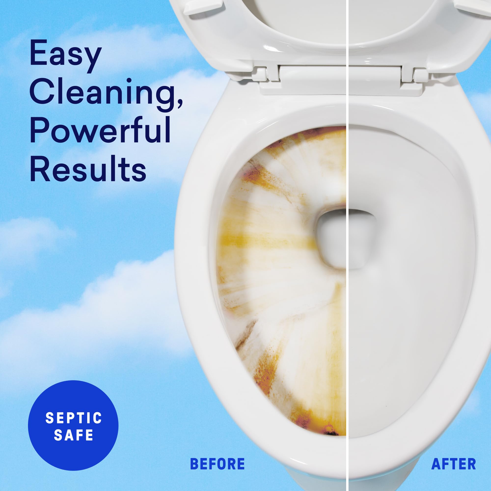 100% Plastic Free Toilet Bowl Cleaner Tablets Set (14 Count)