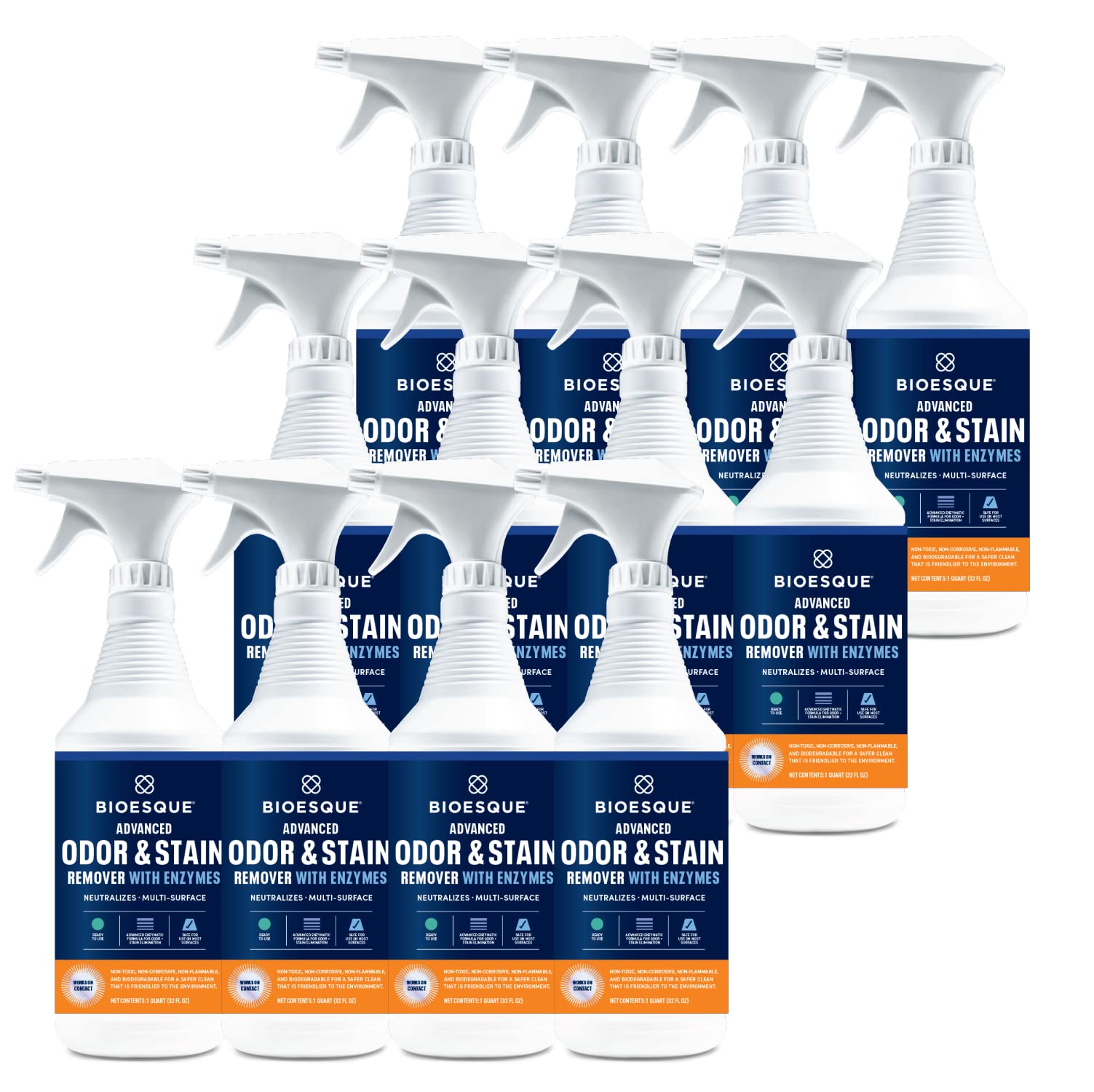 Advanced Odor & Stain Remover with Enzymes (384 Fl Oz)