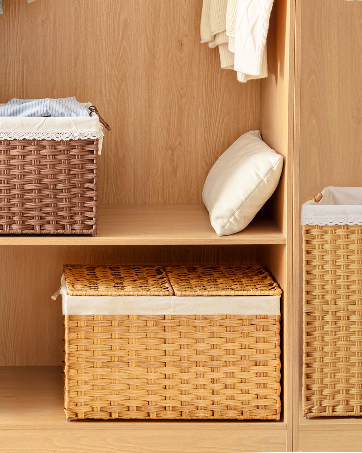 Storage Basket with Lid